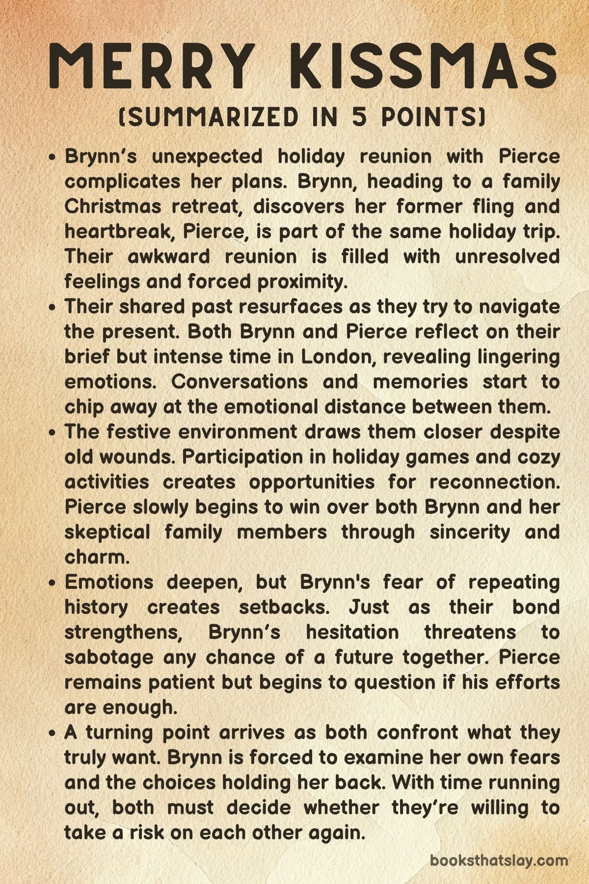 Merry Kissmas by Piper Rayne Summary