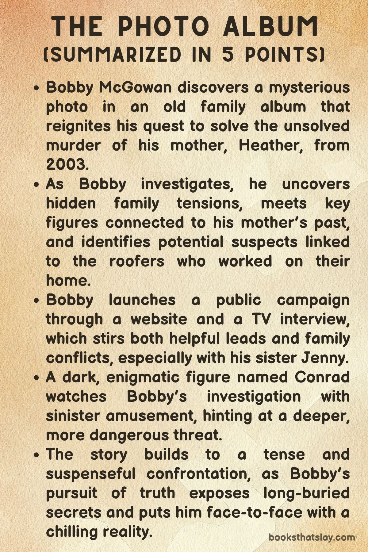 The Photo Album by Brian O’Sullivan Summary