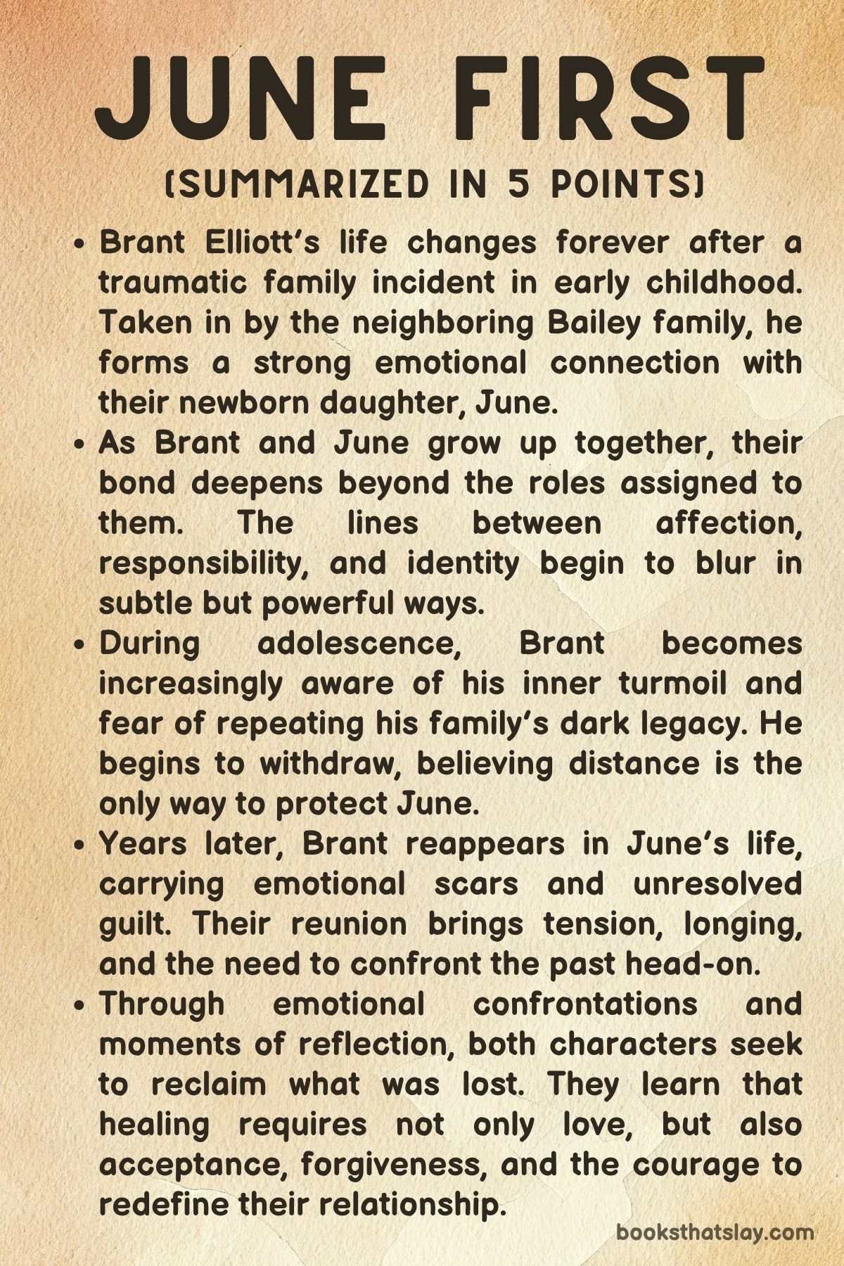 June First by Jennifer Hartmann summary