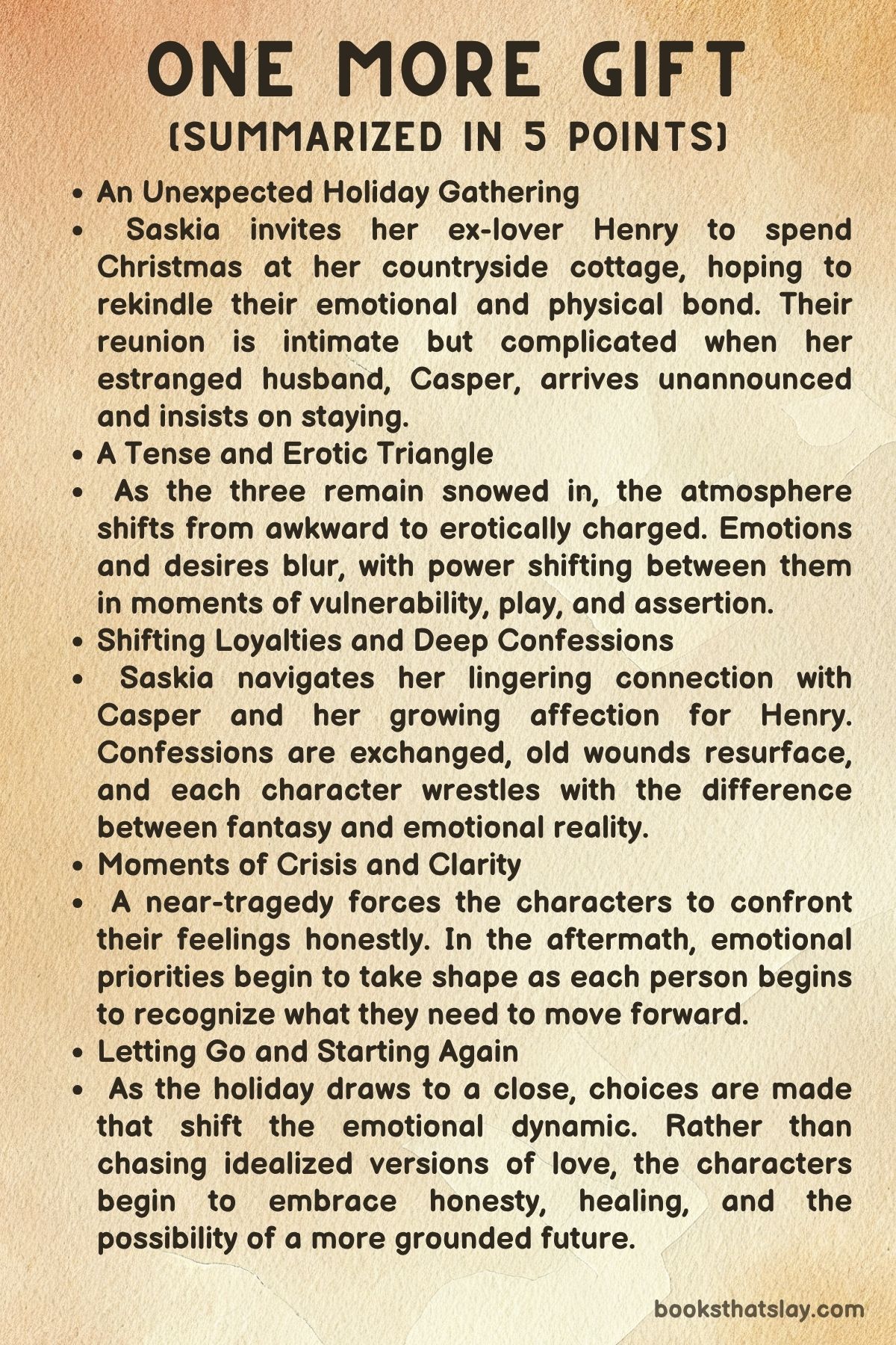One More Gift by June Holly Smith Summary