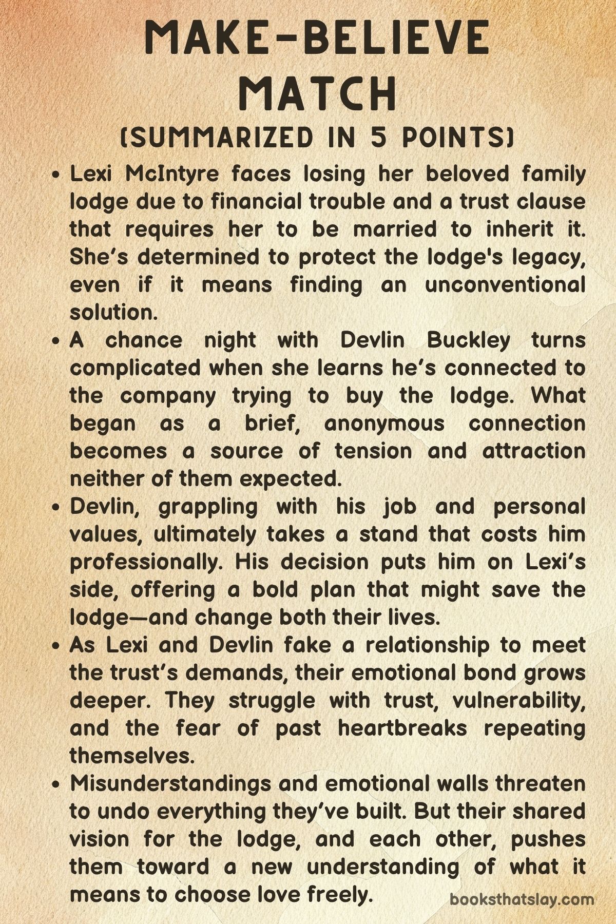 Make-Believe Match by Melanie Harlow summary