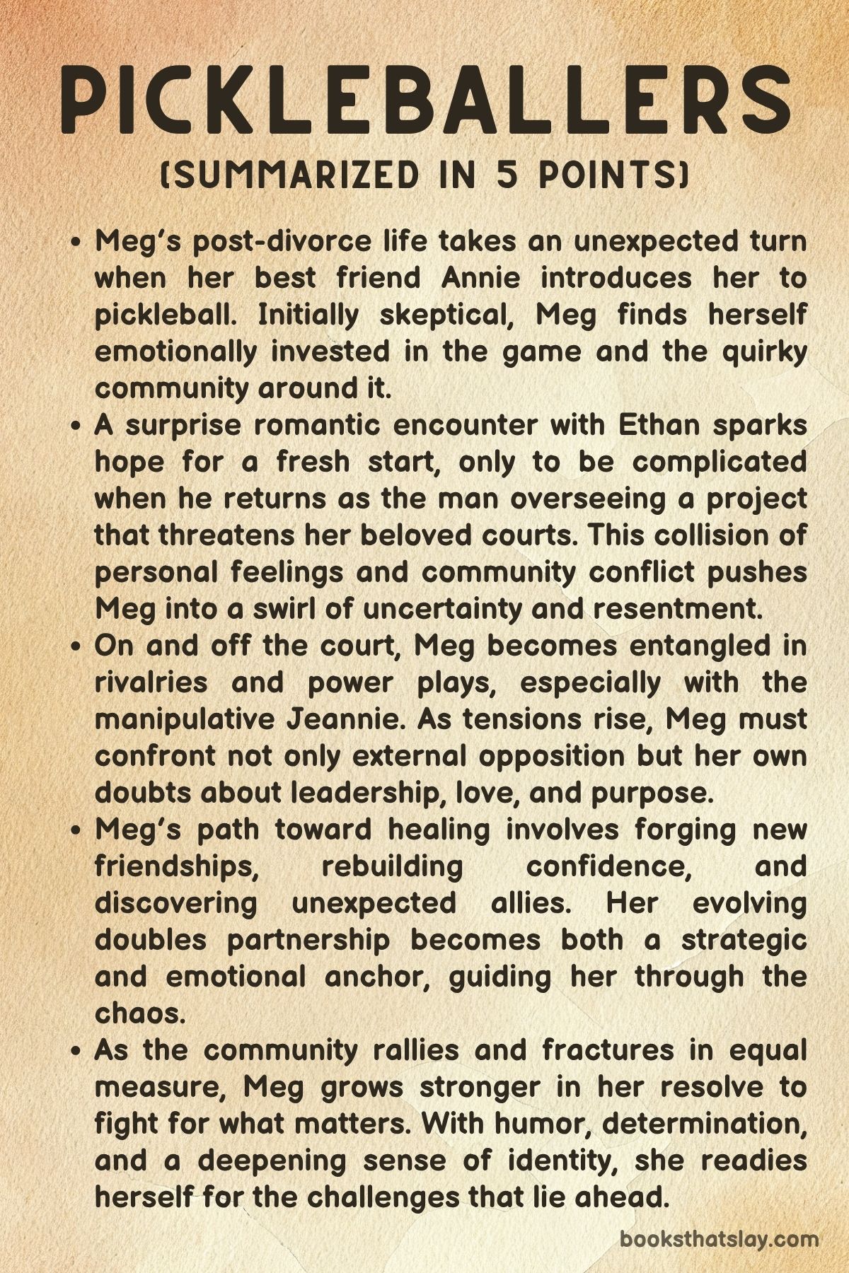 Pickleballers by Ilana Long Summary