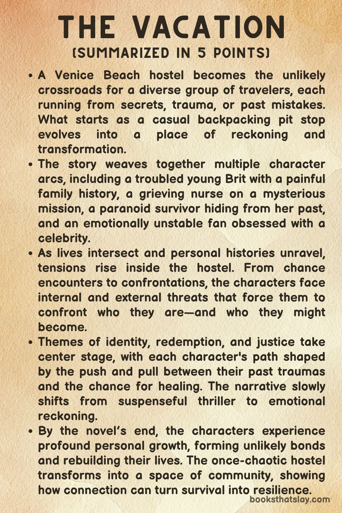 The Vacation by John Marrs Summary