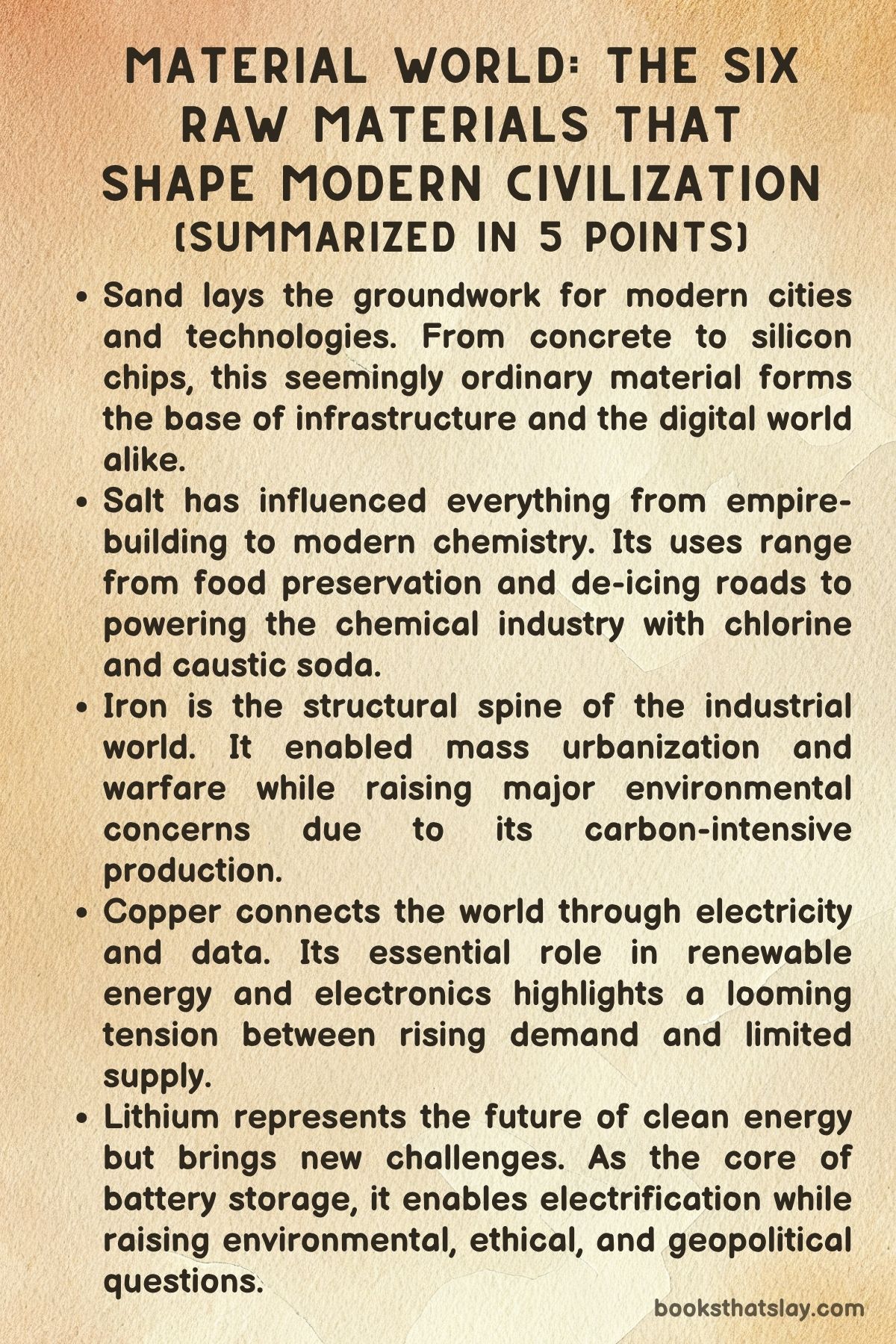 Material World by Ed Conway summary