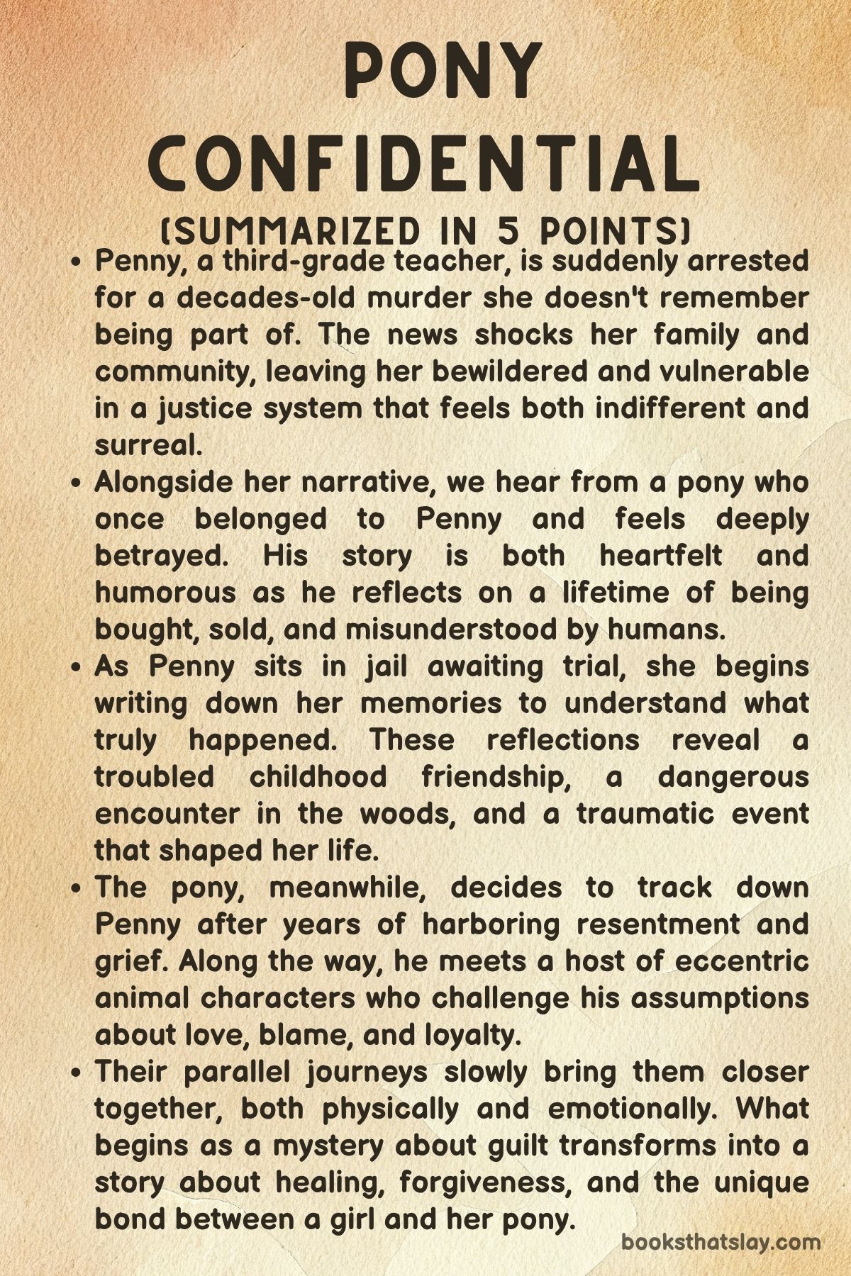 Pony Confidential by Christina Lynch Summary