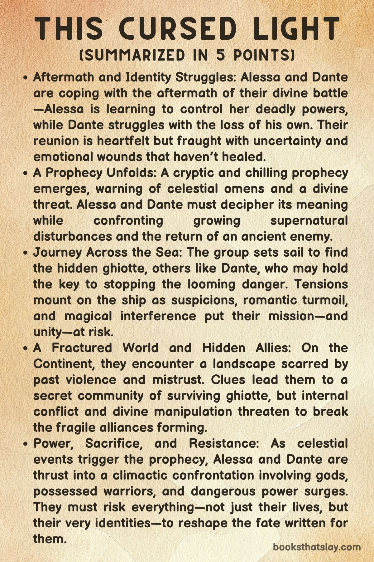 This Cursed Light by Emily Thiede Summary