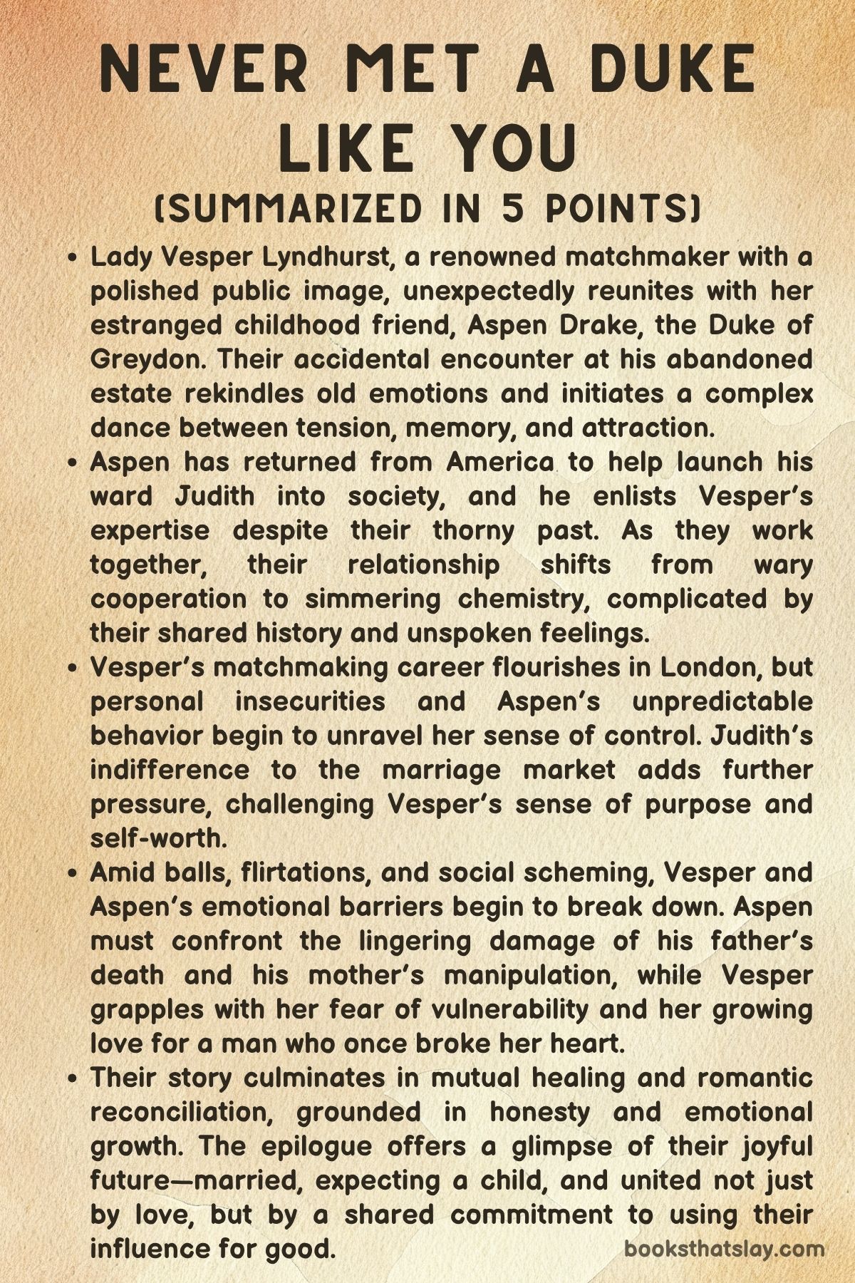Never Met a Duke Like You book summary