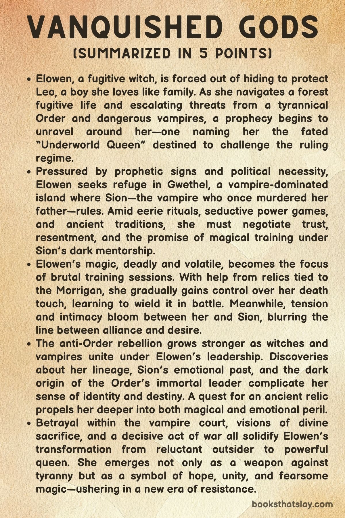 Vanquished Gods by C.N. Crawford Summary