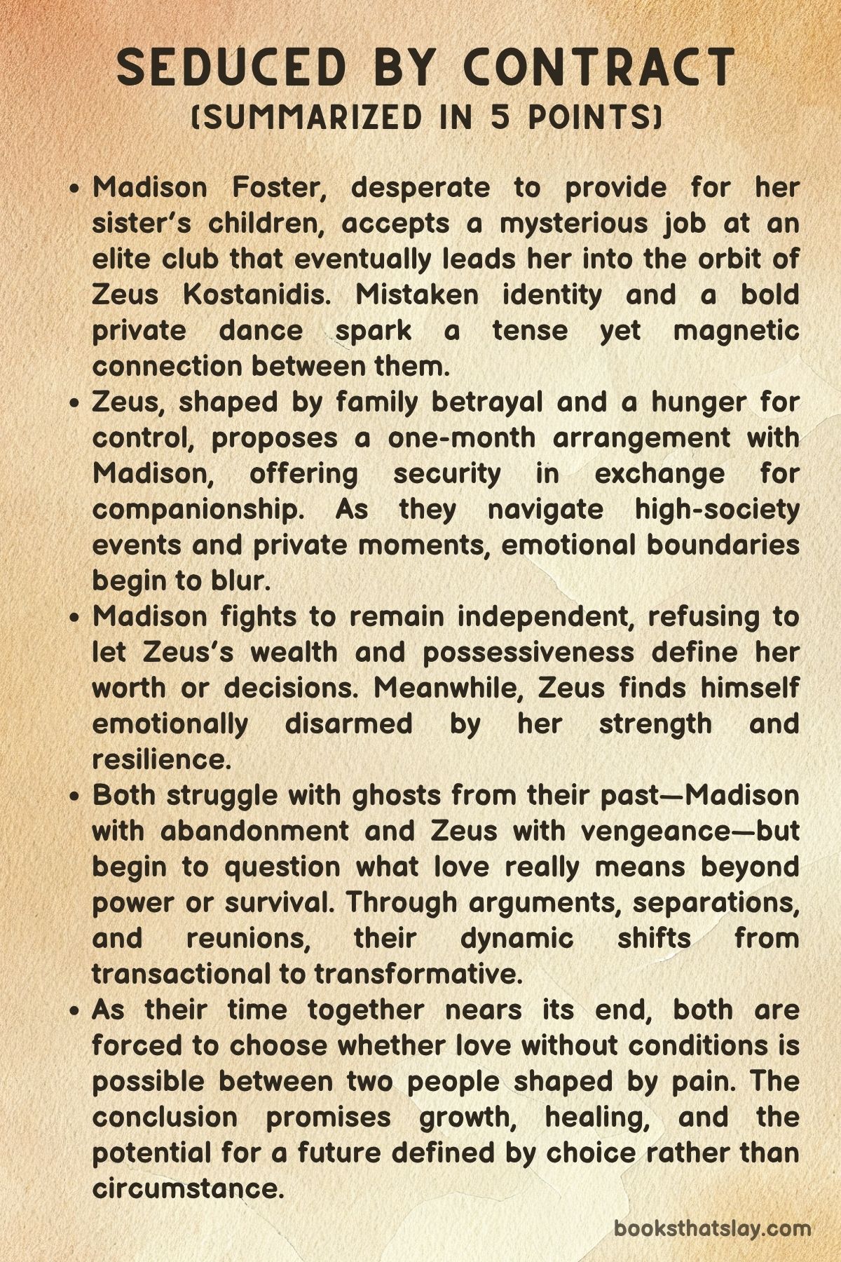 Seduced by Contract by D.A. Lemoyne Summary