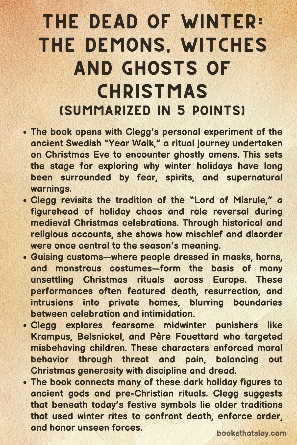 The Dead of Winter by Sarah Clegg Summary