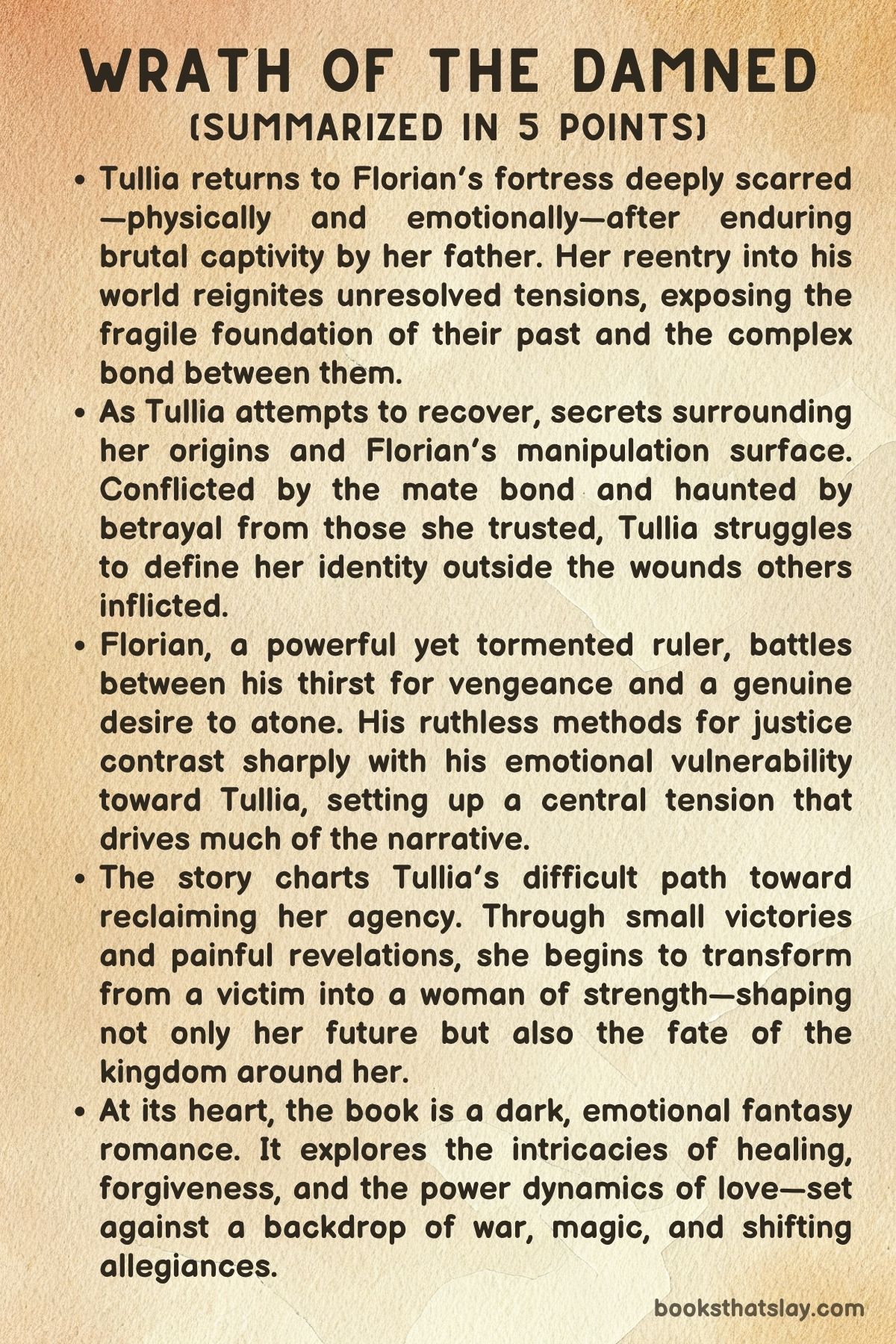 Wrath of the Damned by Ella Fields Summary