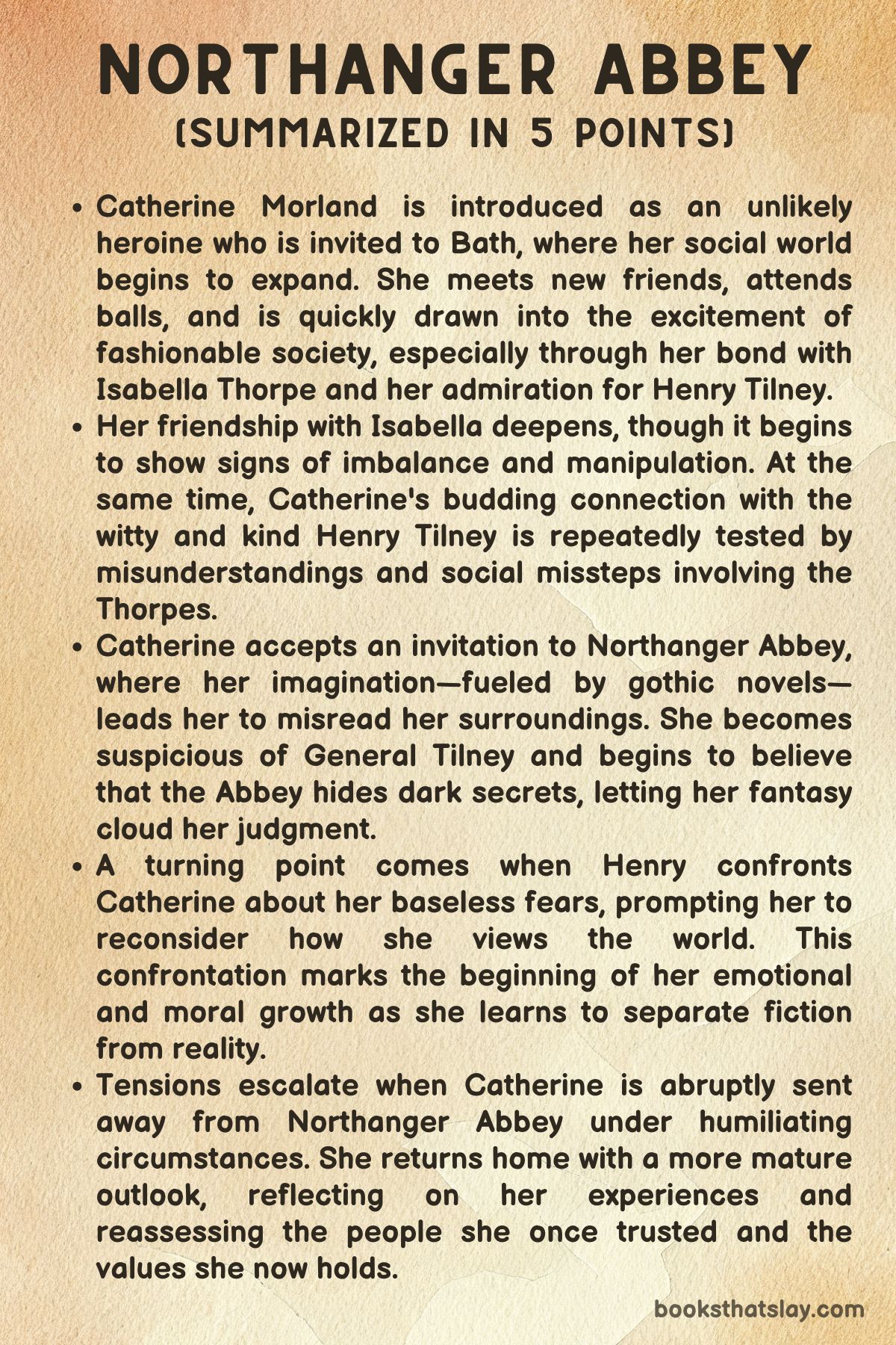 Northanger Abbey by Jane Austen Summary