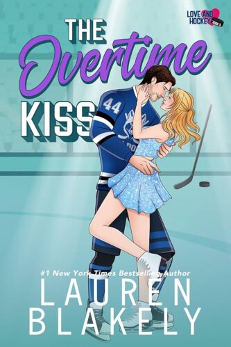 The Overtime Kiss by Lauren Blakely book cover
