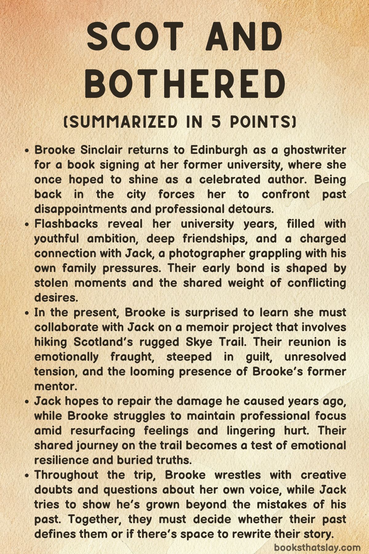 Scot and Bothered by Alexandra Kiley Summary