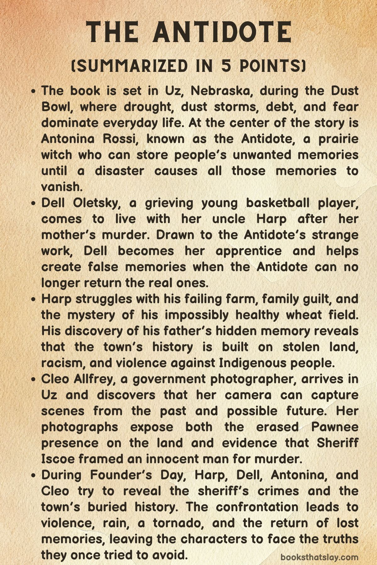 The Antidote by Karen Russel Summary