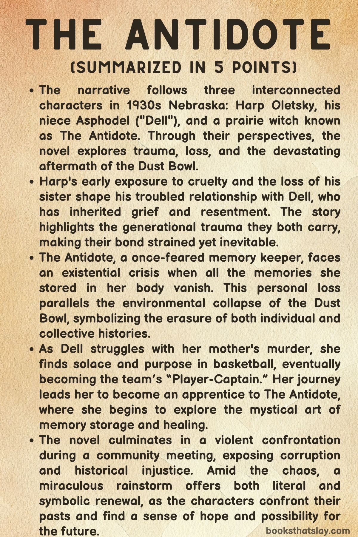 The Antidote by Karen Russell Summary