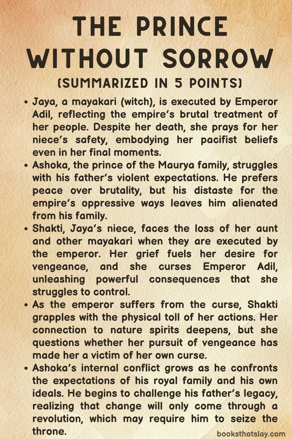 The Prince Without Sorrow by Maithree Wijesekara Summary