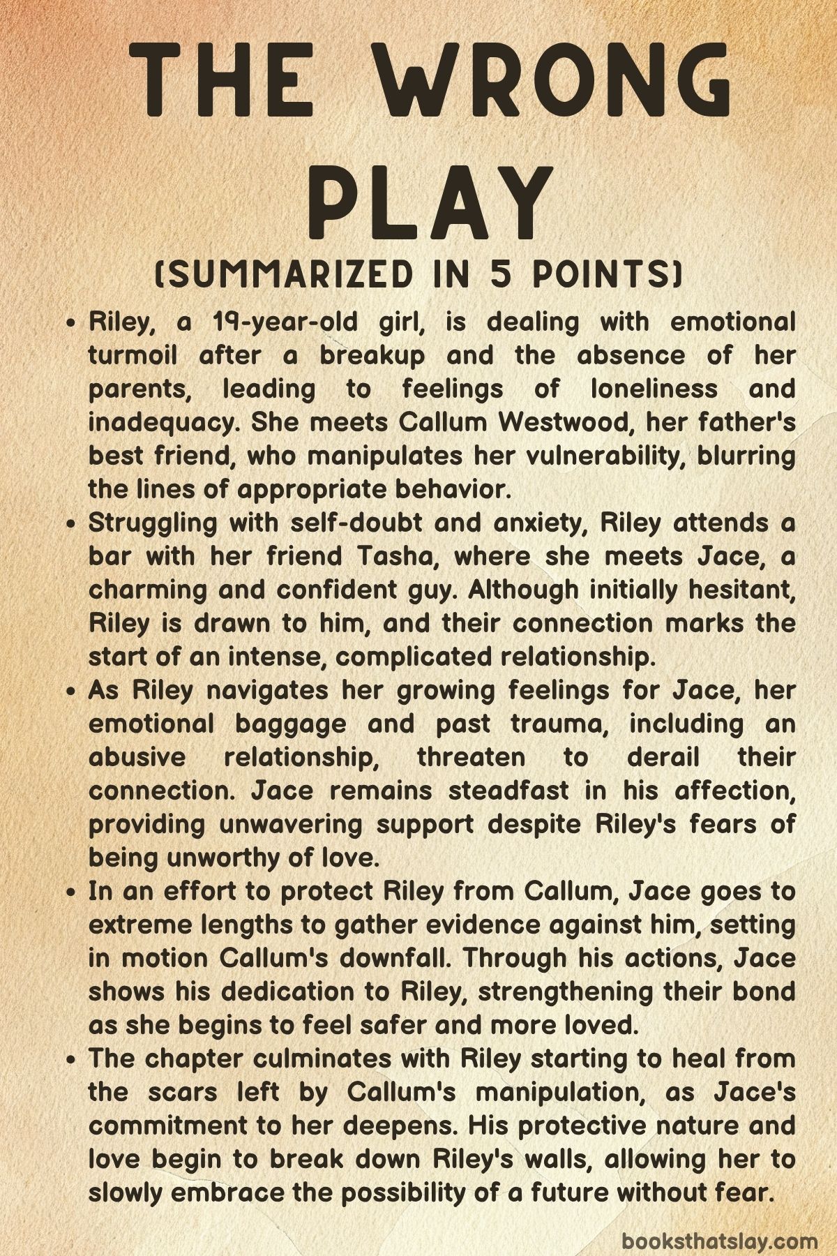 The Wrong Play Summary