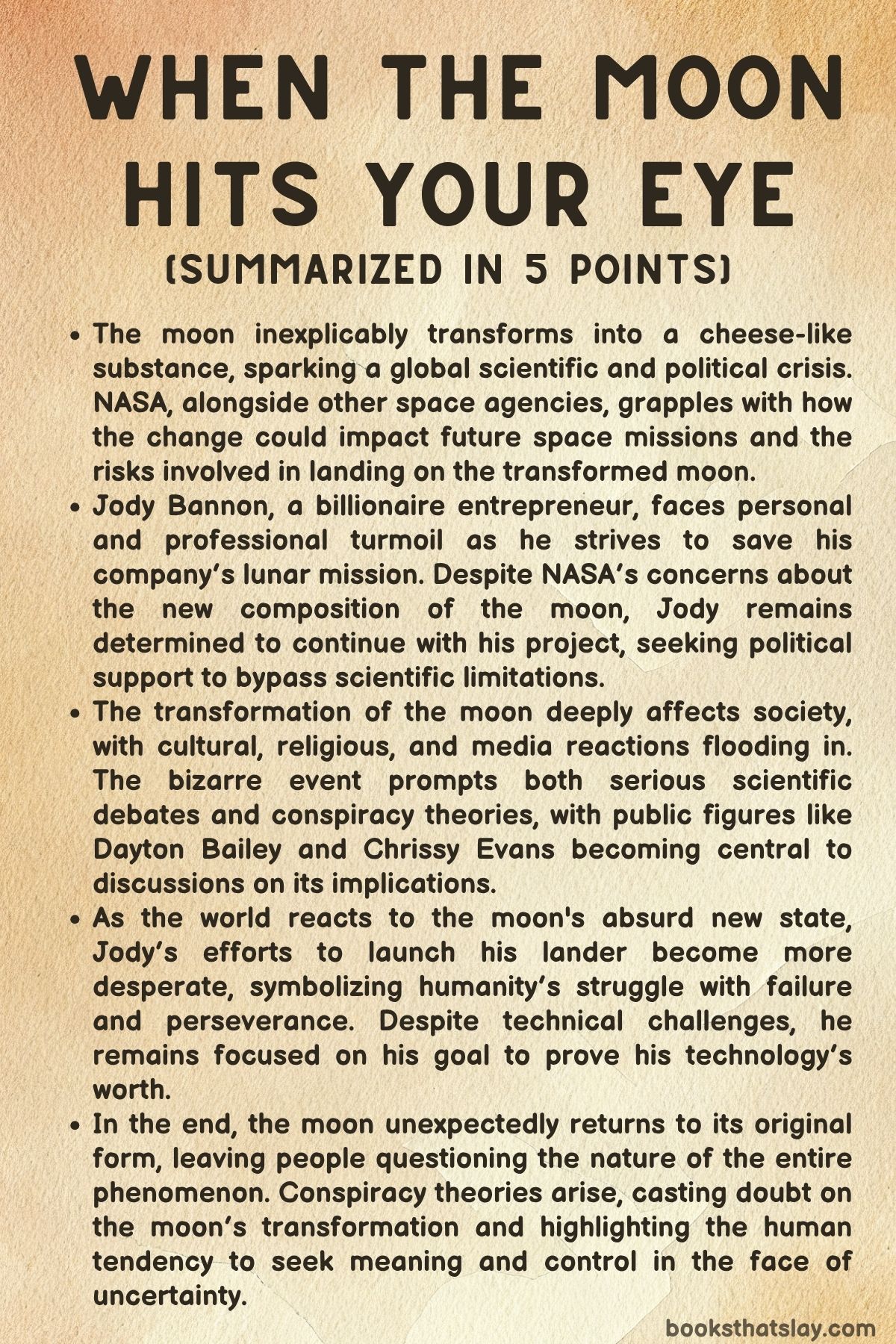 When the Moon Hits Your Eye Summary