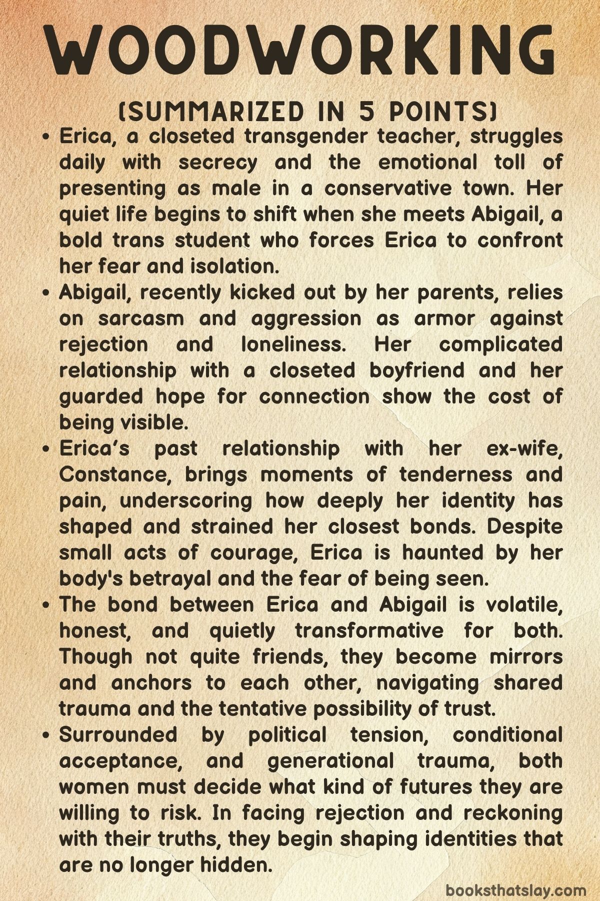 Woodworking by Emily St. James Summary