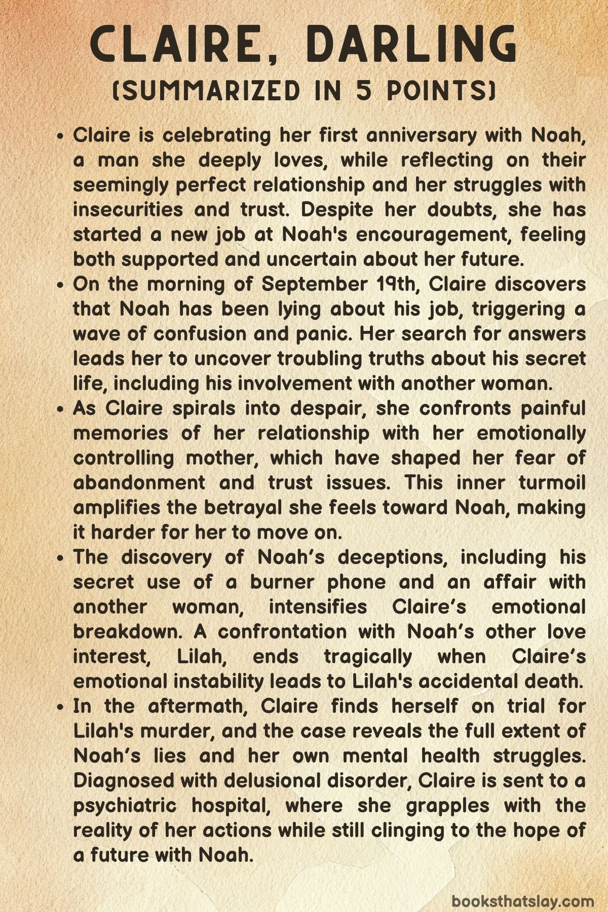 Claire Darling Summary