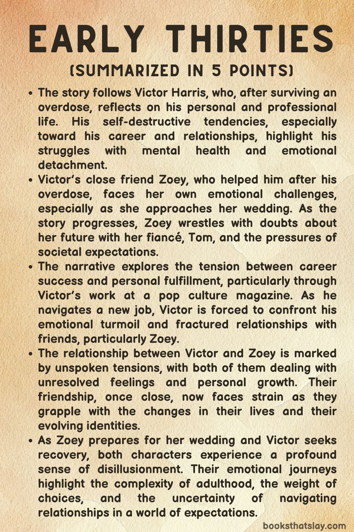 Early Thirties by Josh Duboff Summary