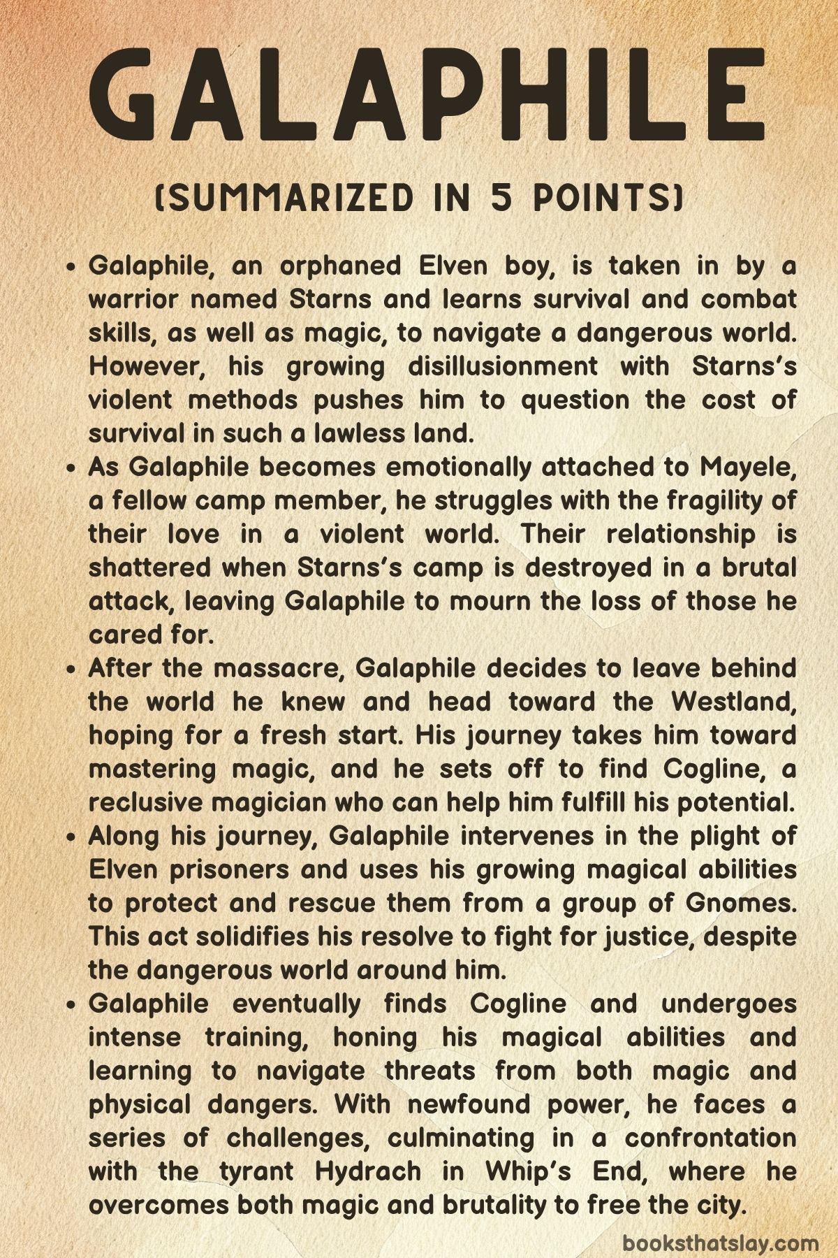 Galaphile by Terry Brooks Summary, Characters and Themes