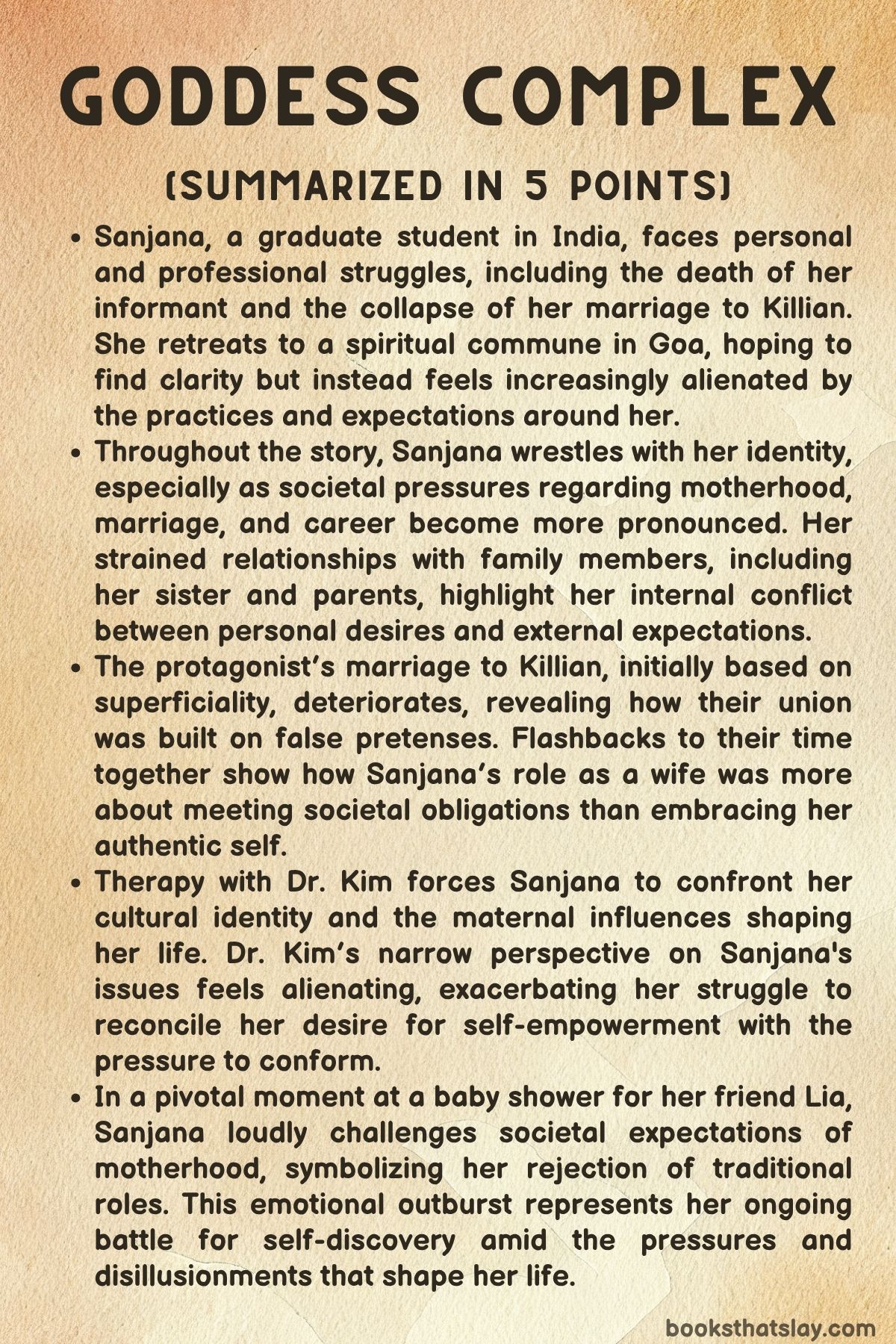 Goddess Complex Summary