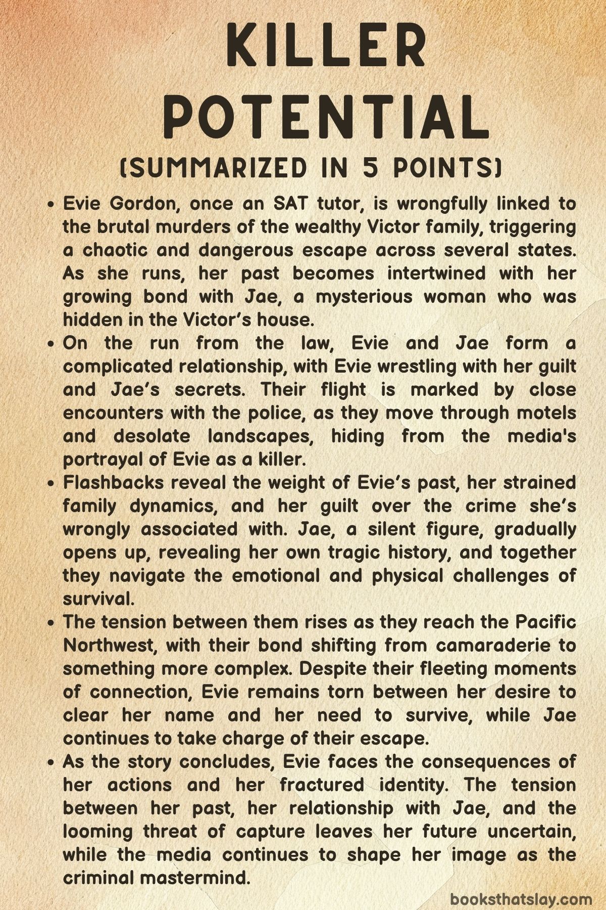 Killer Potential Summary