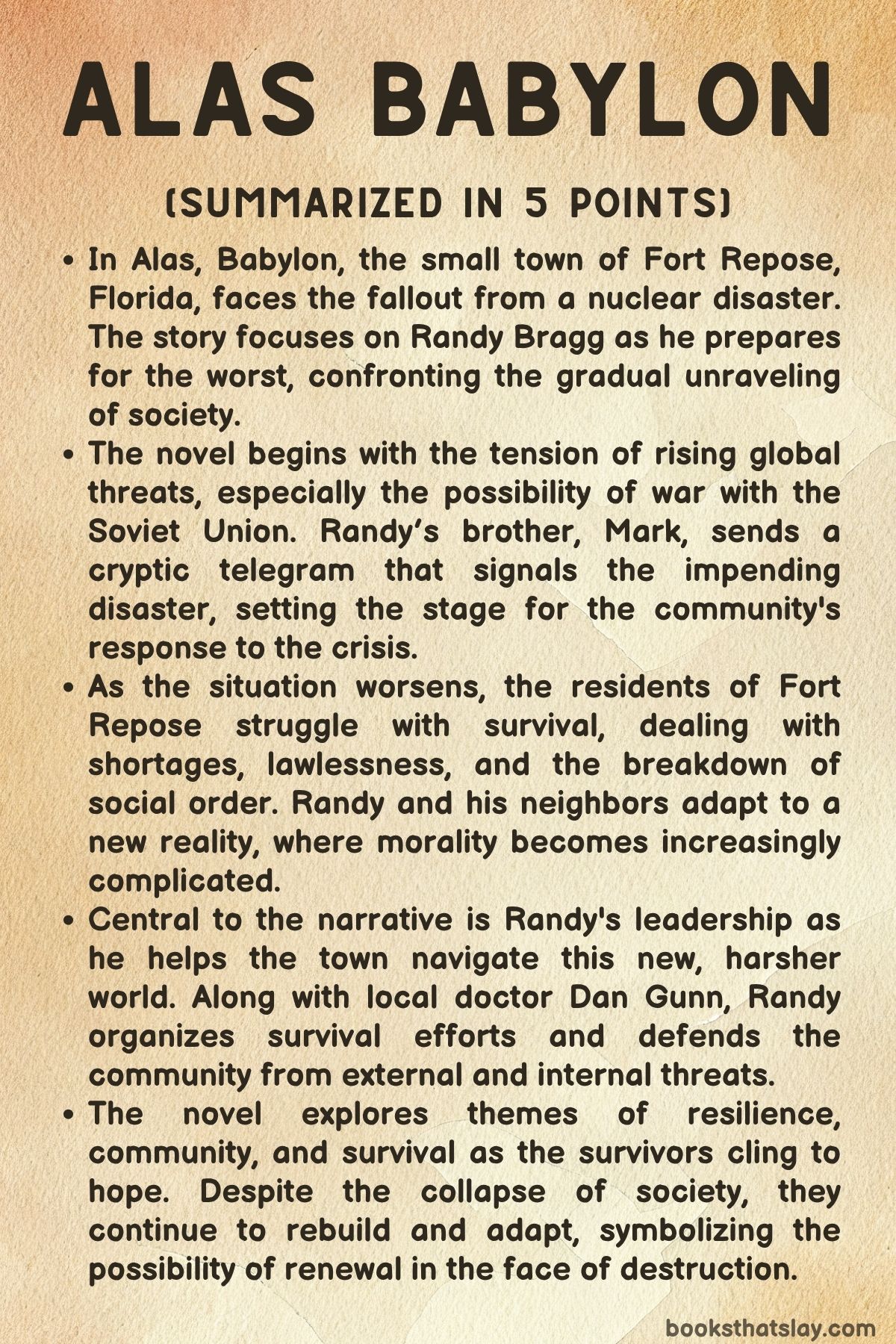 Alas Babylon Summary