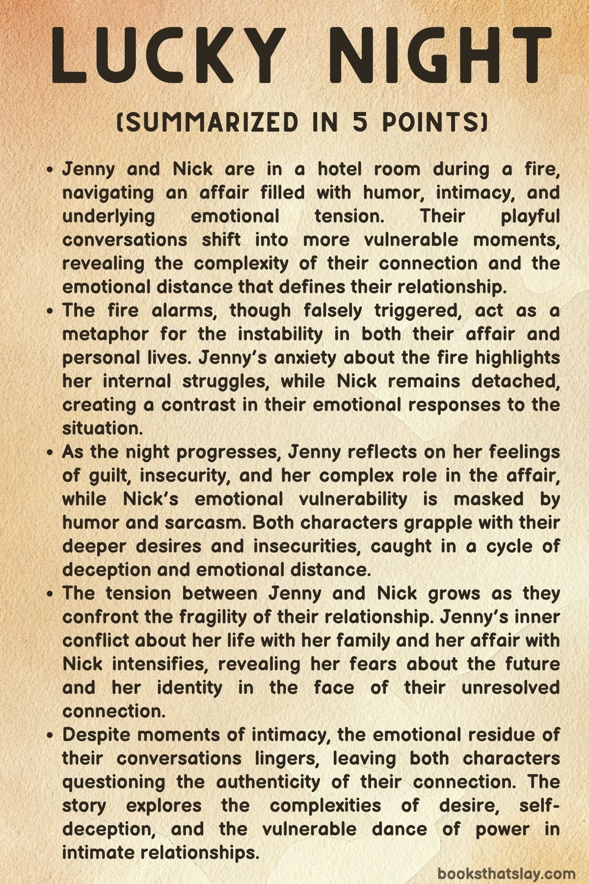 Lucky Night by Eliza Kennedy Summary