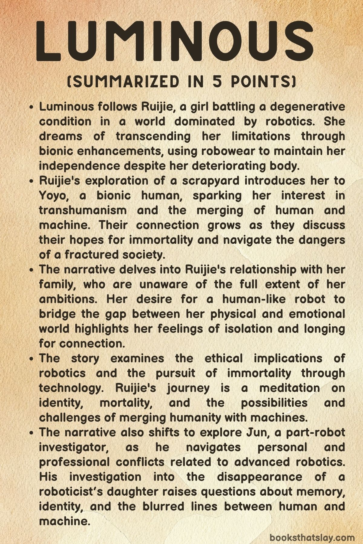 Luminous by Silvia Park Summary