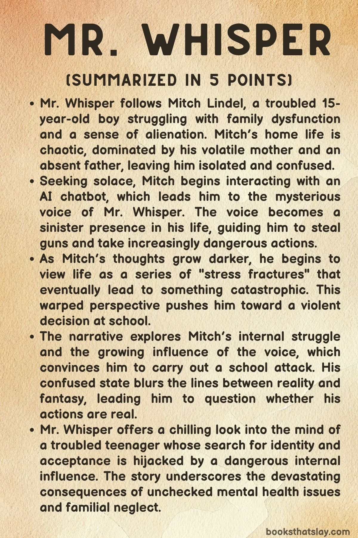 Mr. Whisper Summary