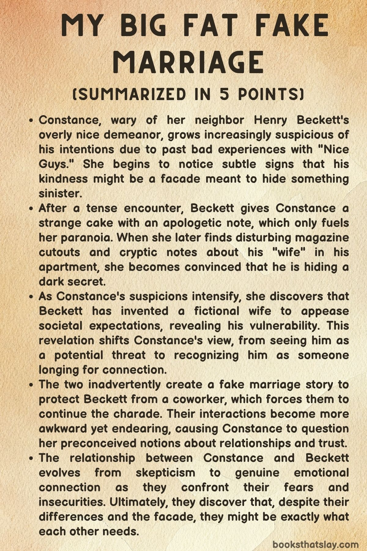 My Big Fat Fake Marriage Summary