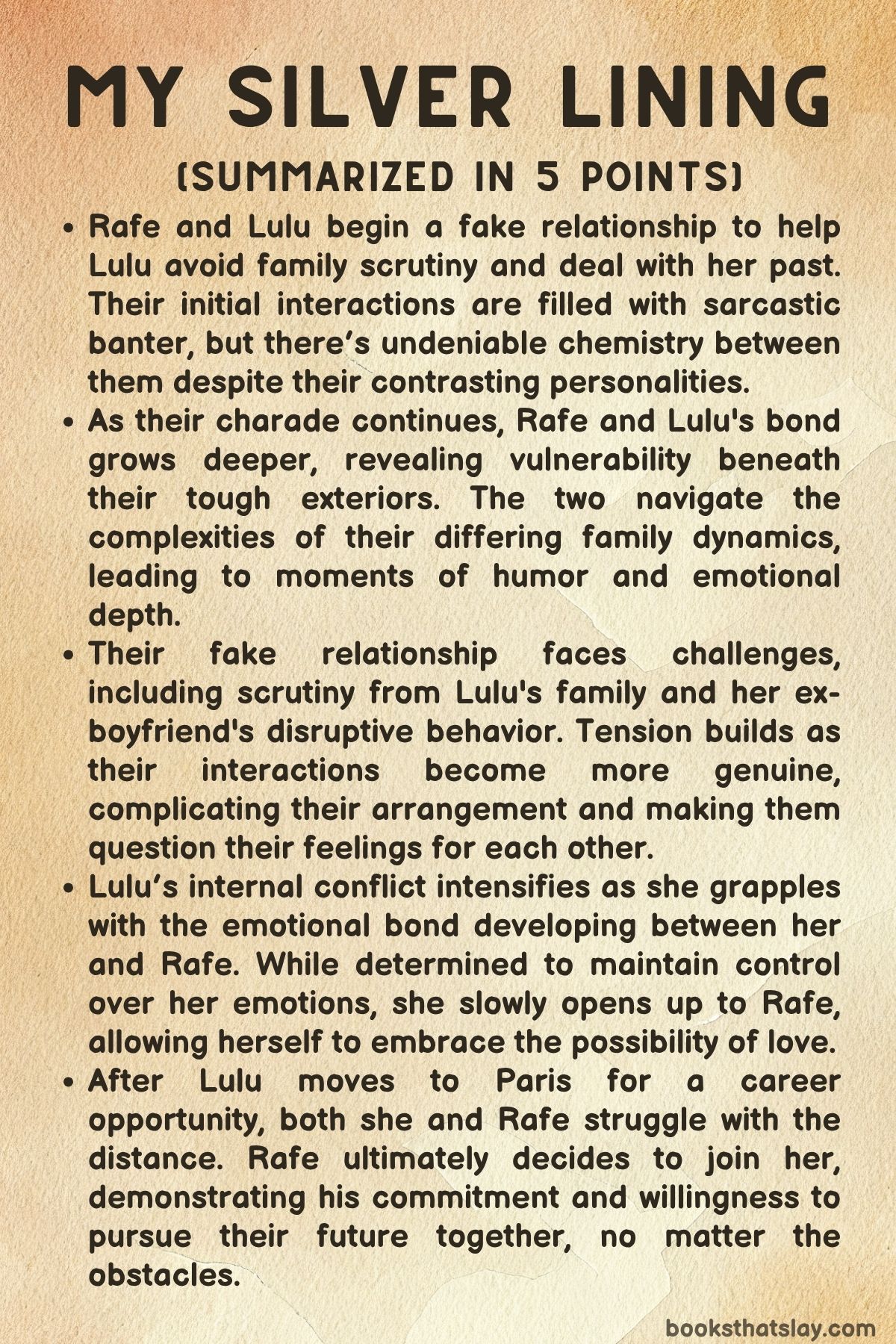 My Silver Lining Summary