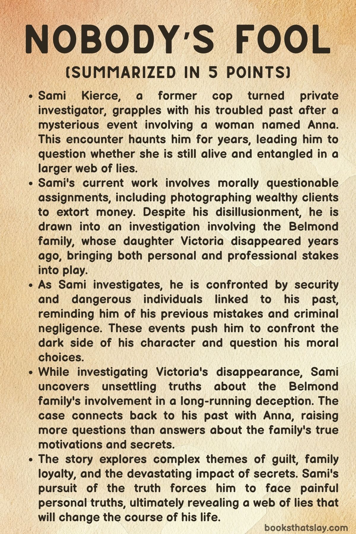 Nobody's Fool Summary