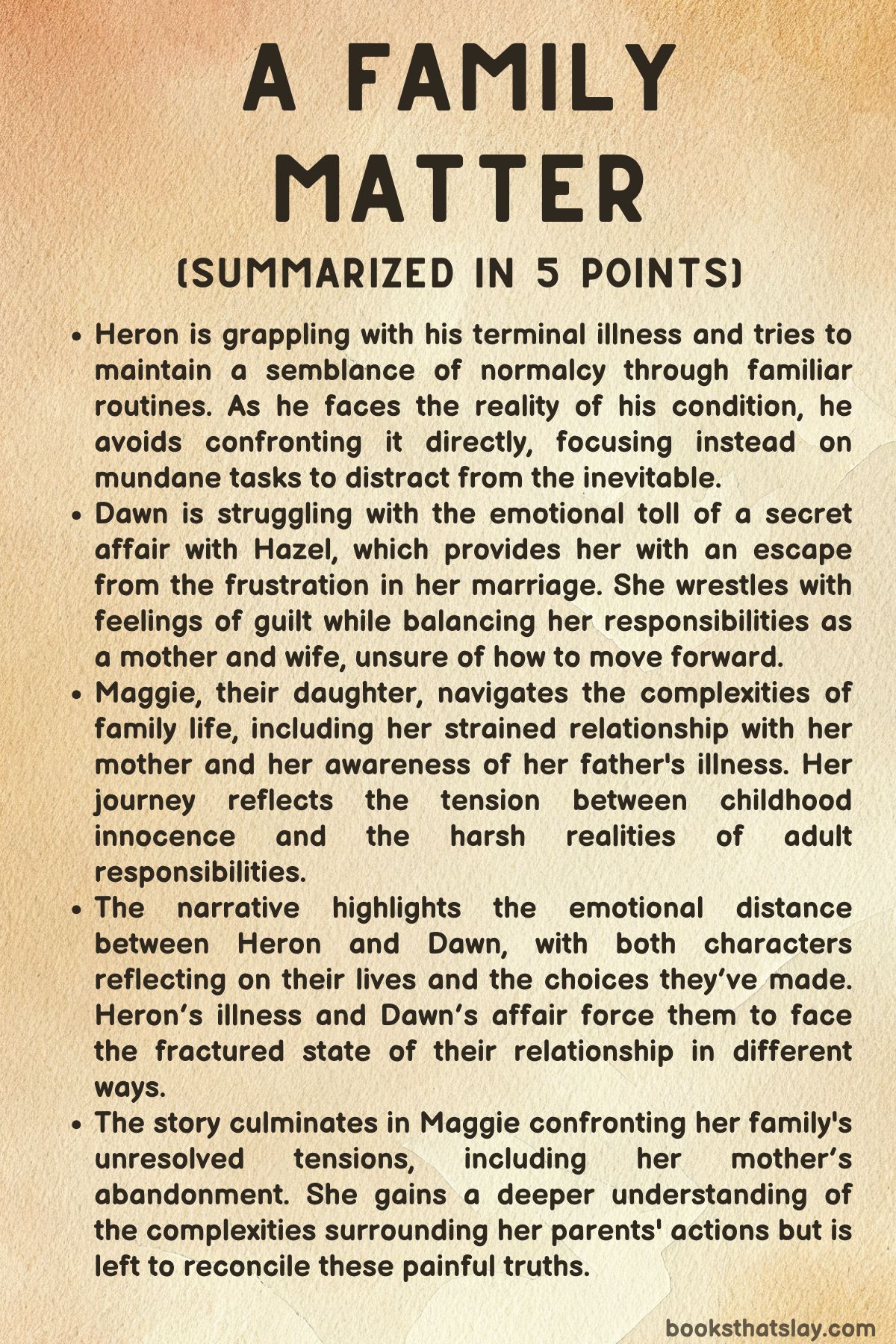 A Family Matter Summary