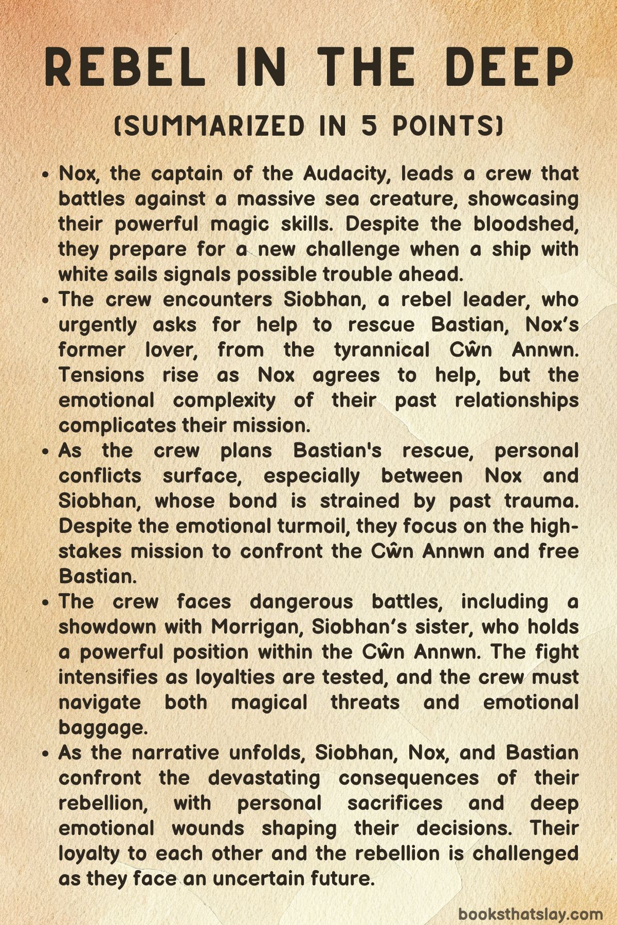 Rebel in the Deep Summary