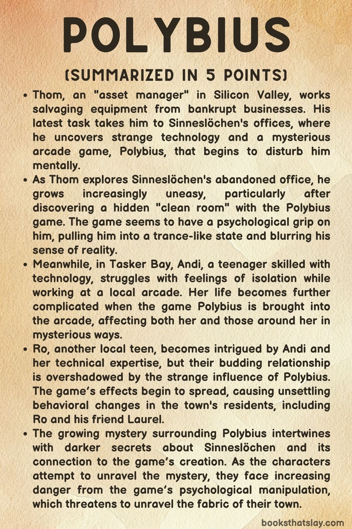 Polybius by Collin Armstrong Summary