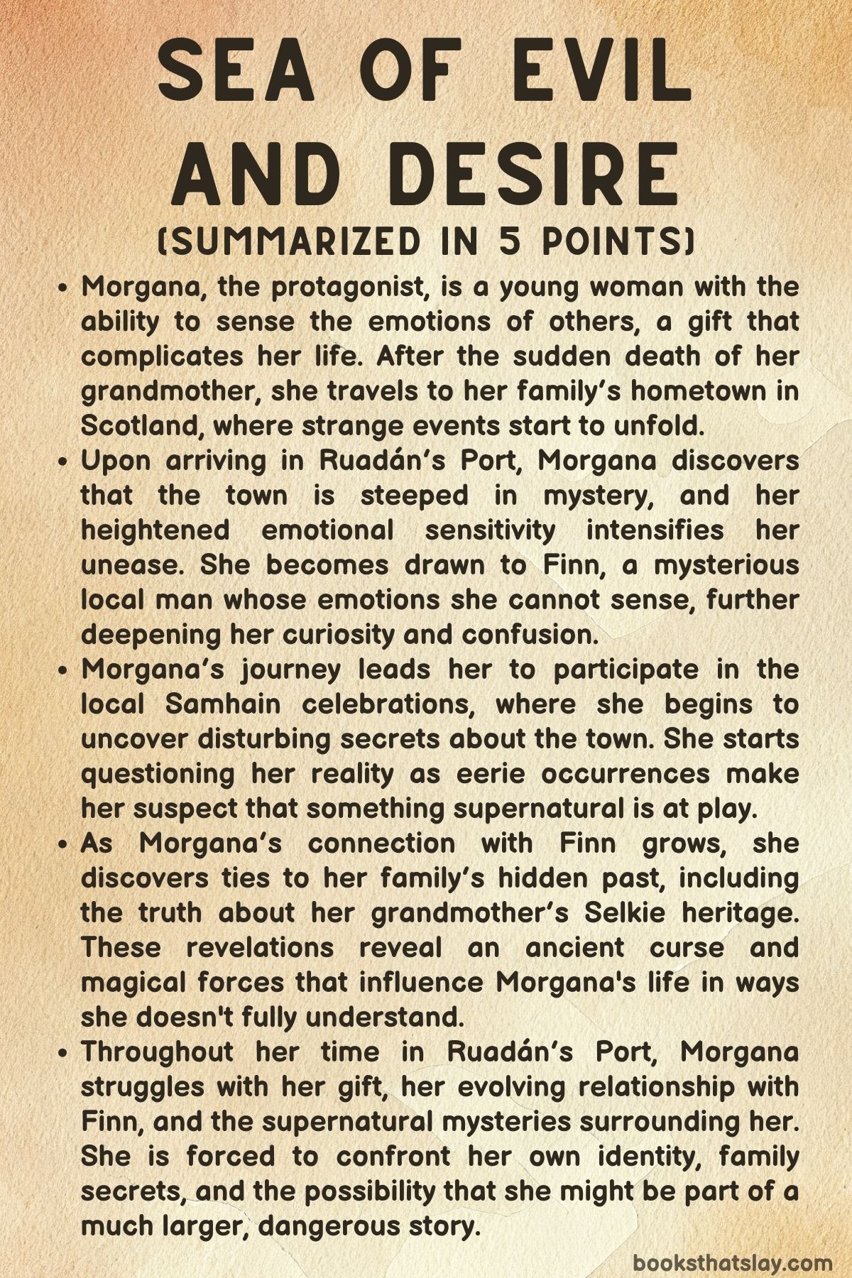 Sea of Evil and Desire Summary