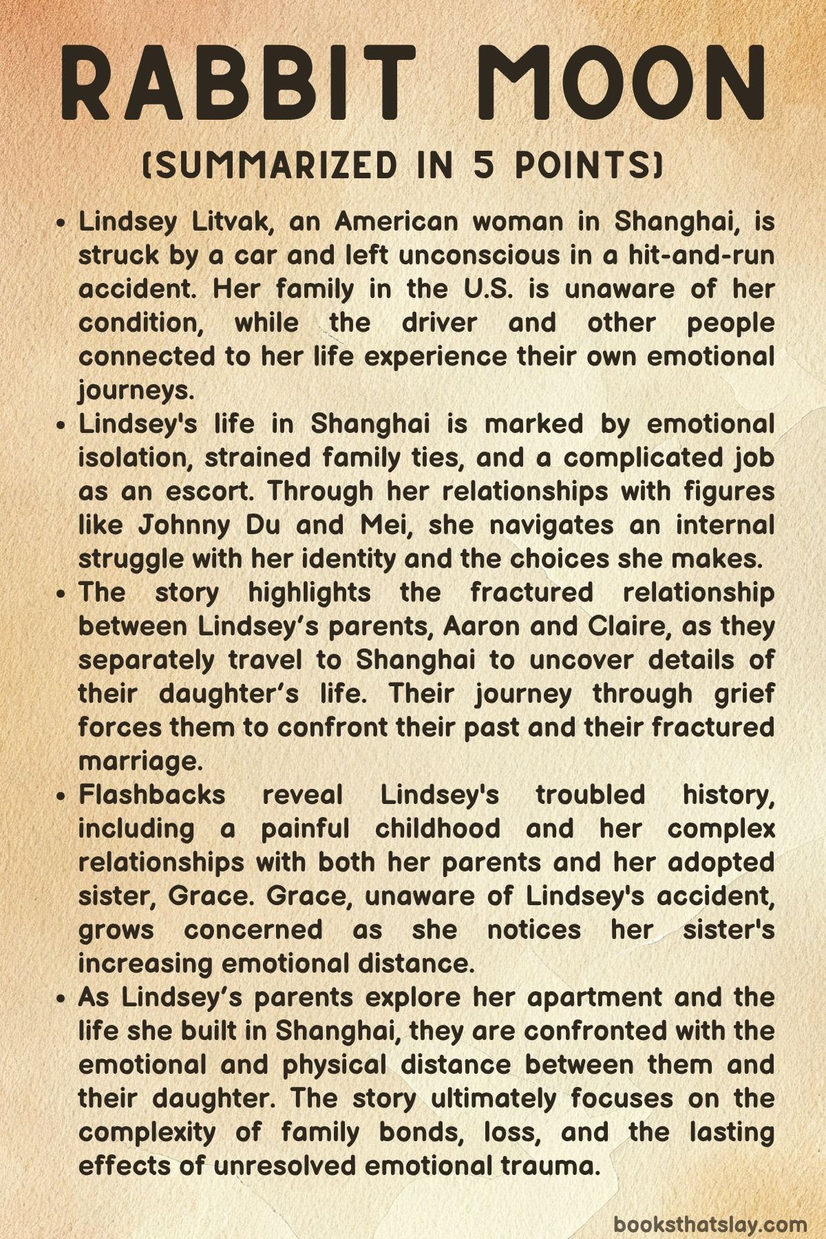 Rabbit Moon Summary