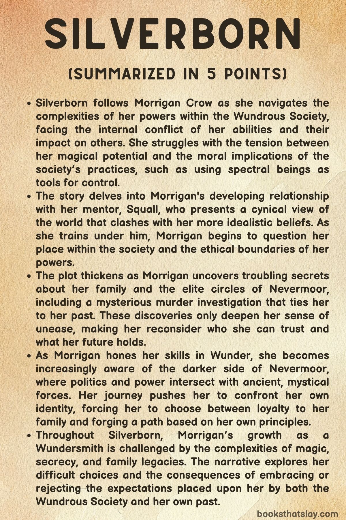 Silverborn by Jessica Townsend summary