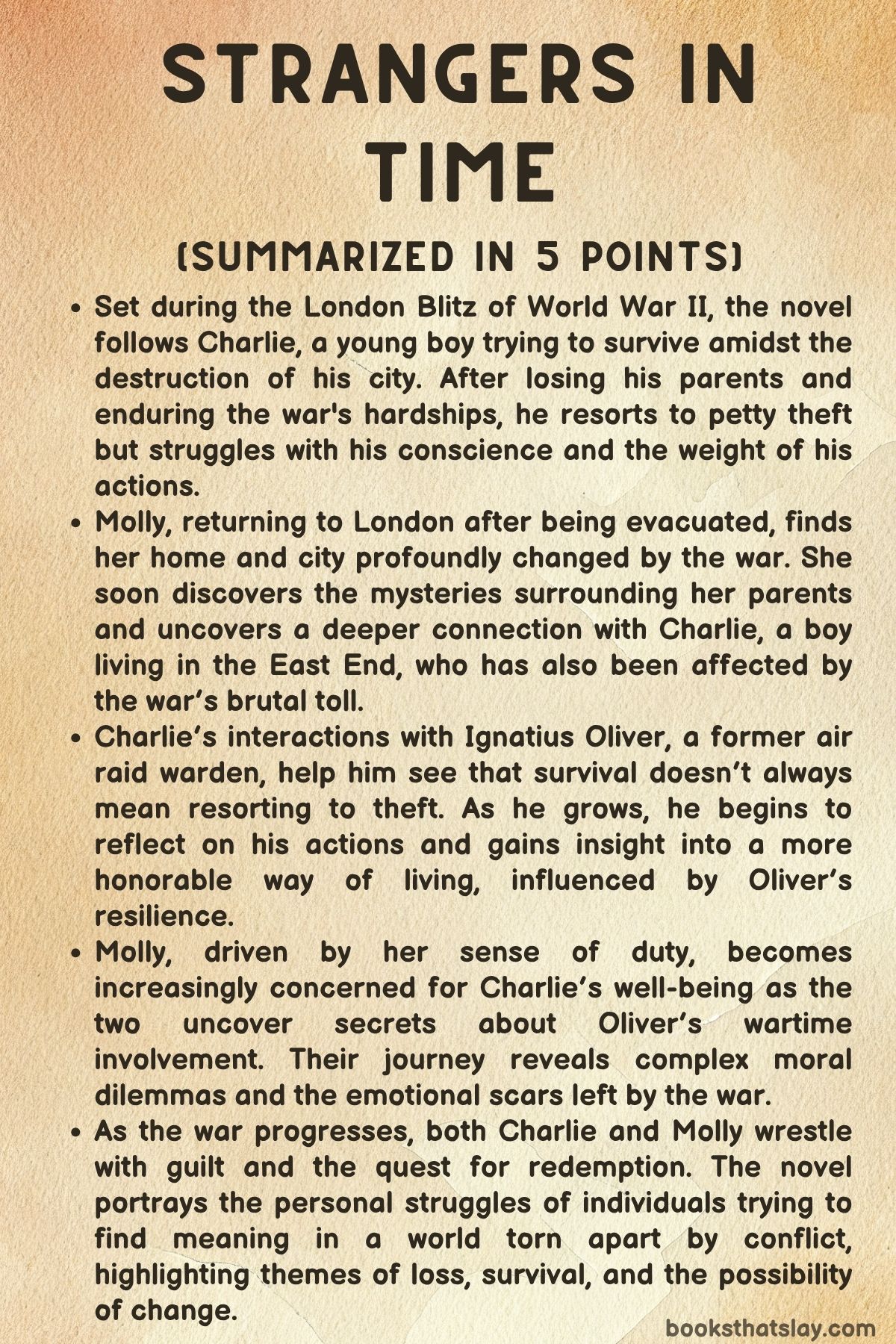 Strangers in Time Summary