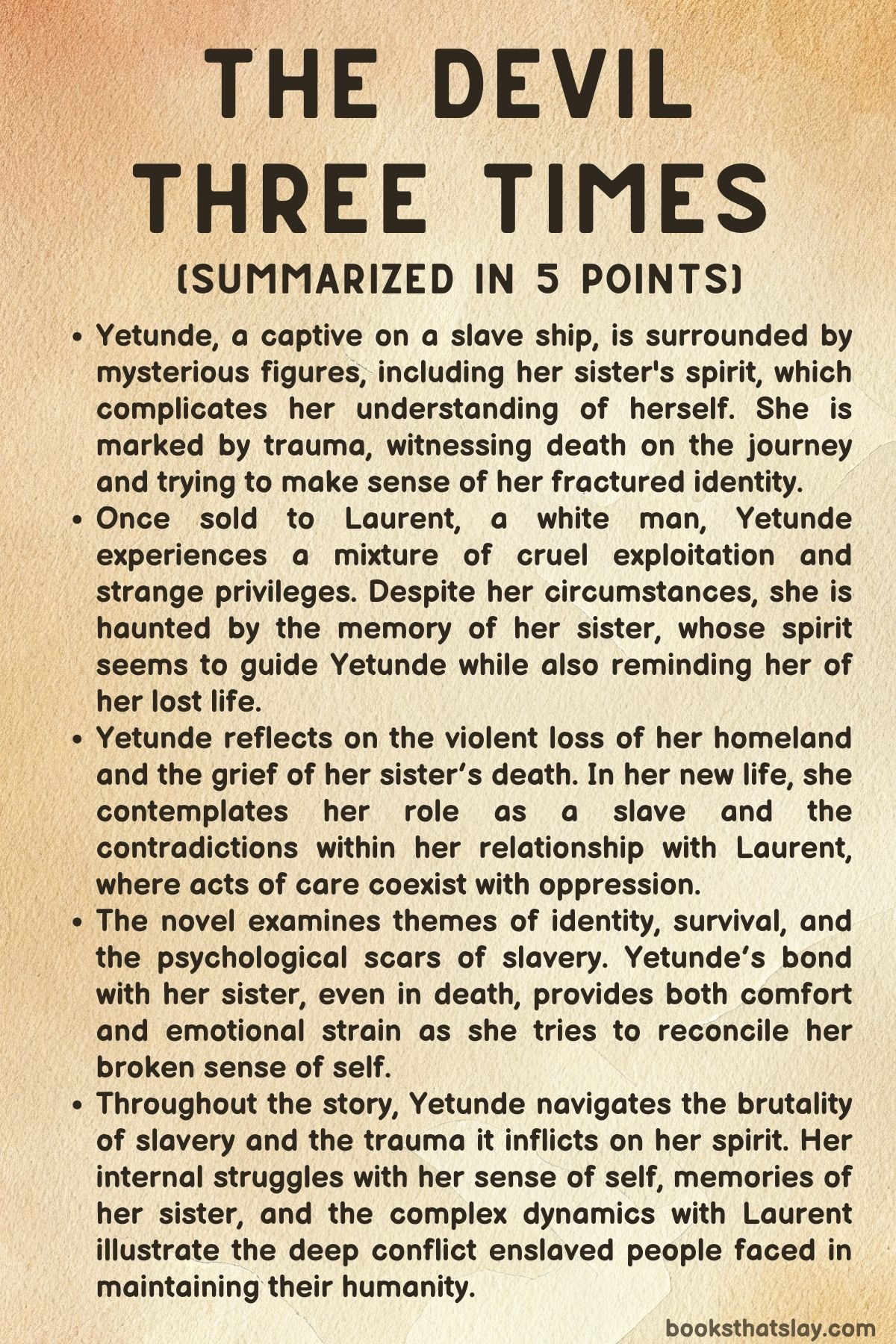The Devil Three Times Summary, Characters and Themes