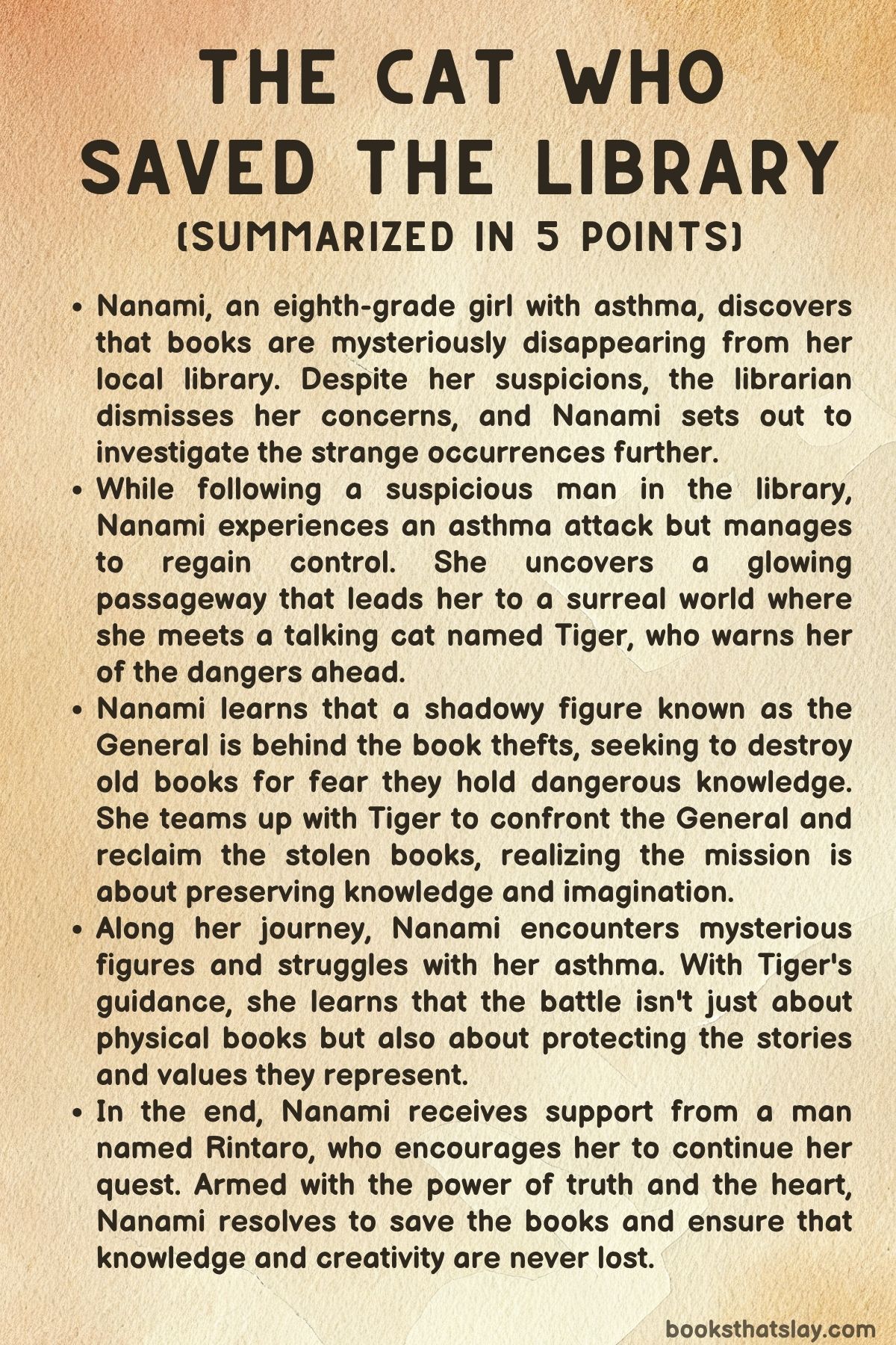 The Cat Who Saved The Library Summary