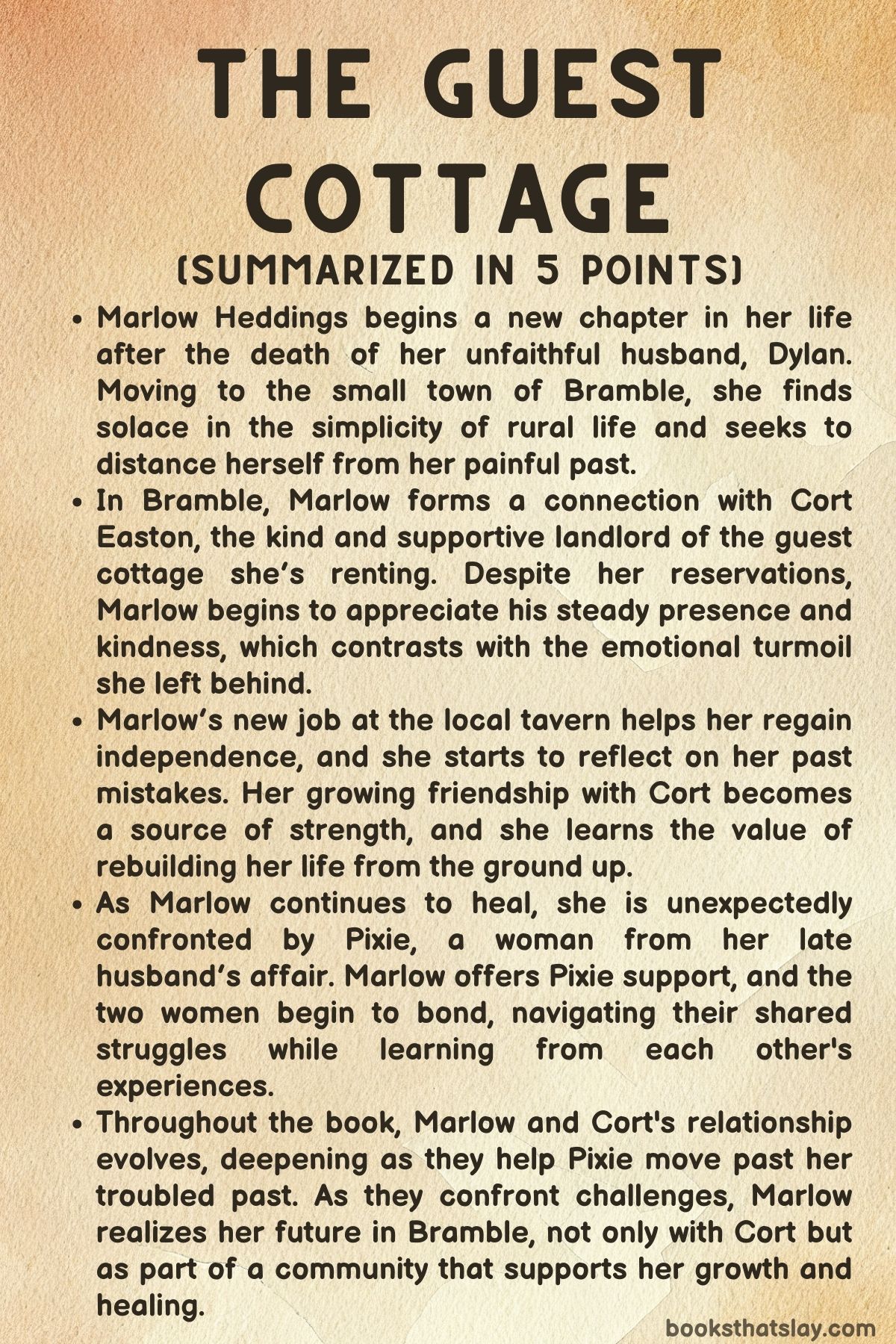 The Guest Cottage Summary