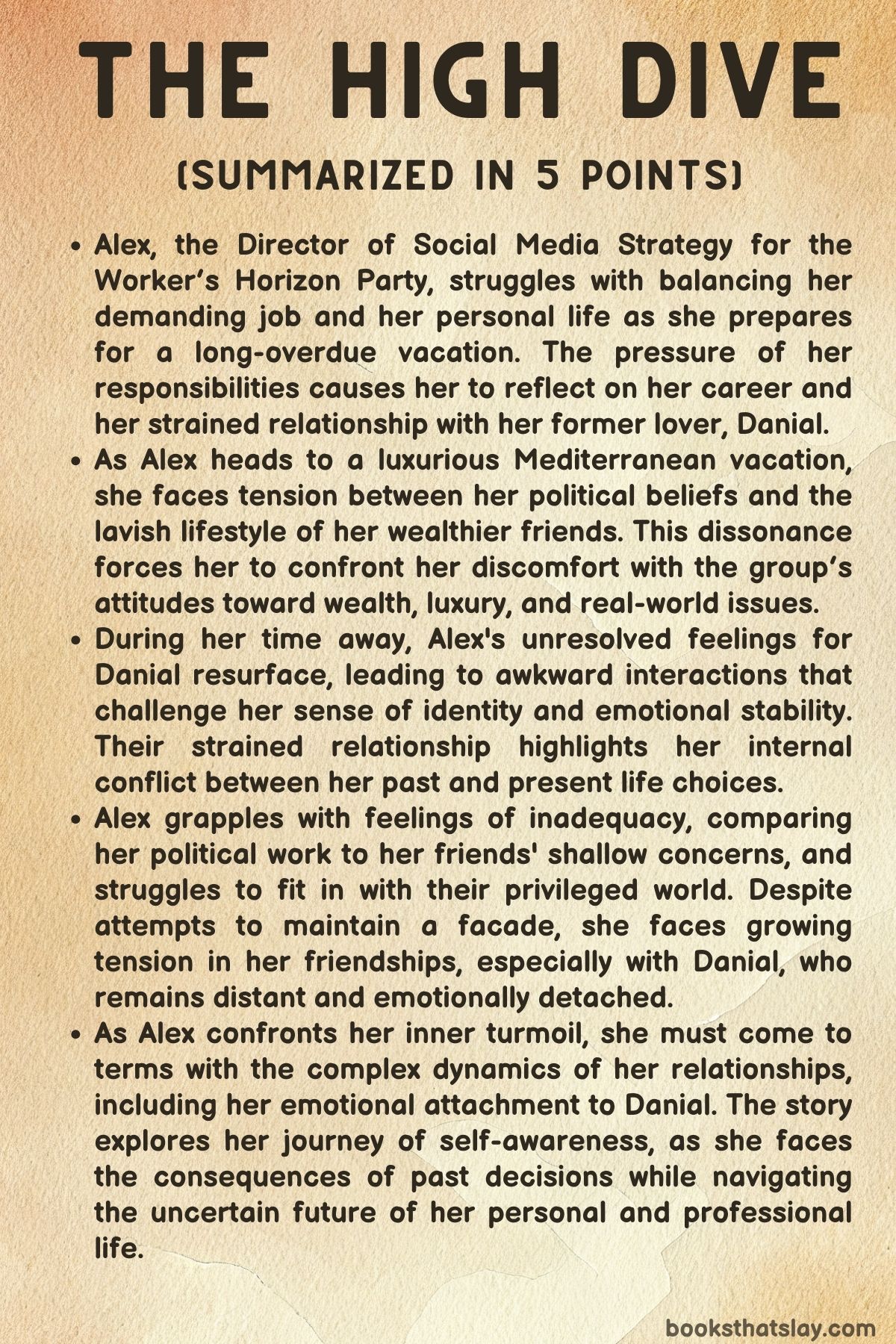 The High Dive Summary