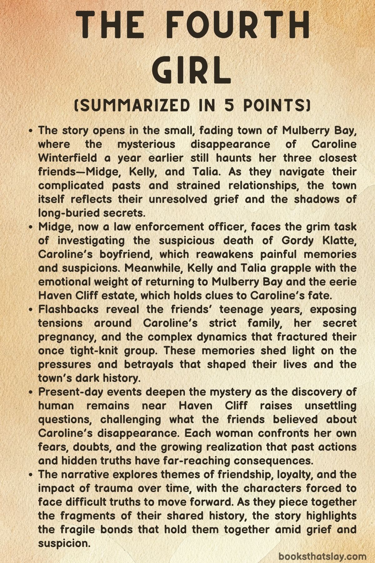 The Fourth Girl Summary