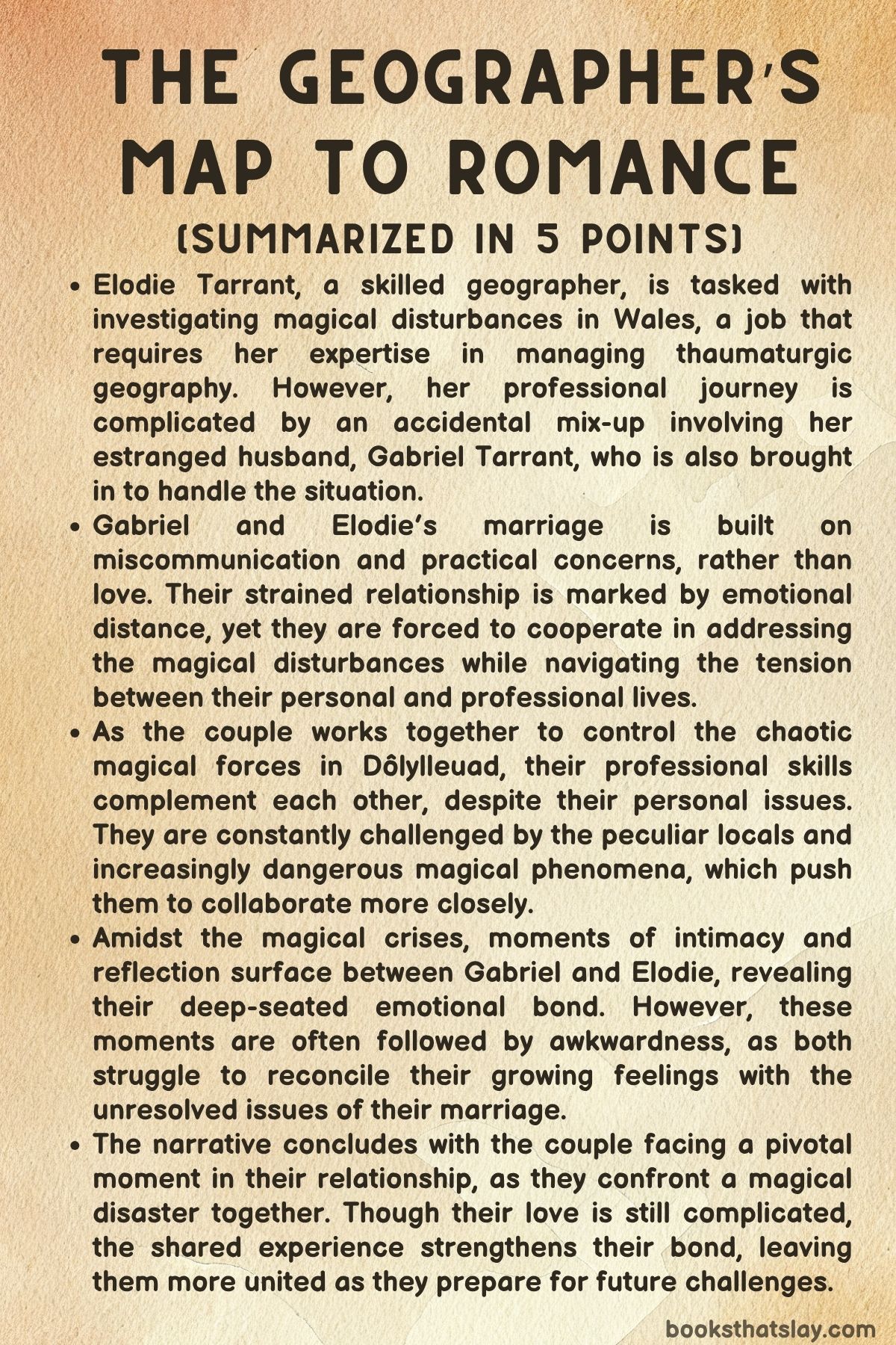 The Geographer’s Map to Romance Summary