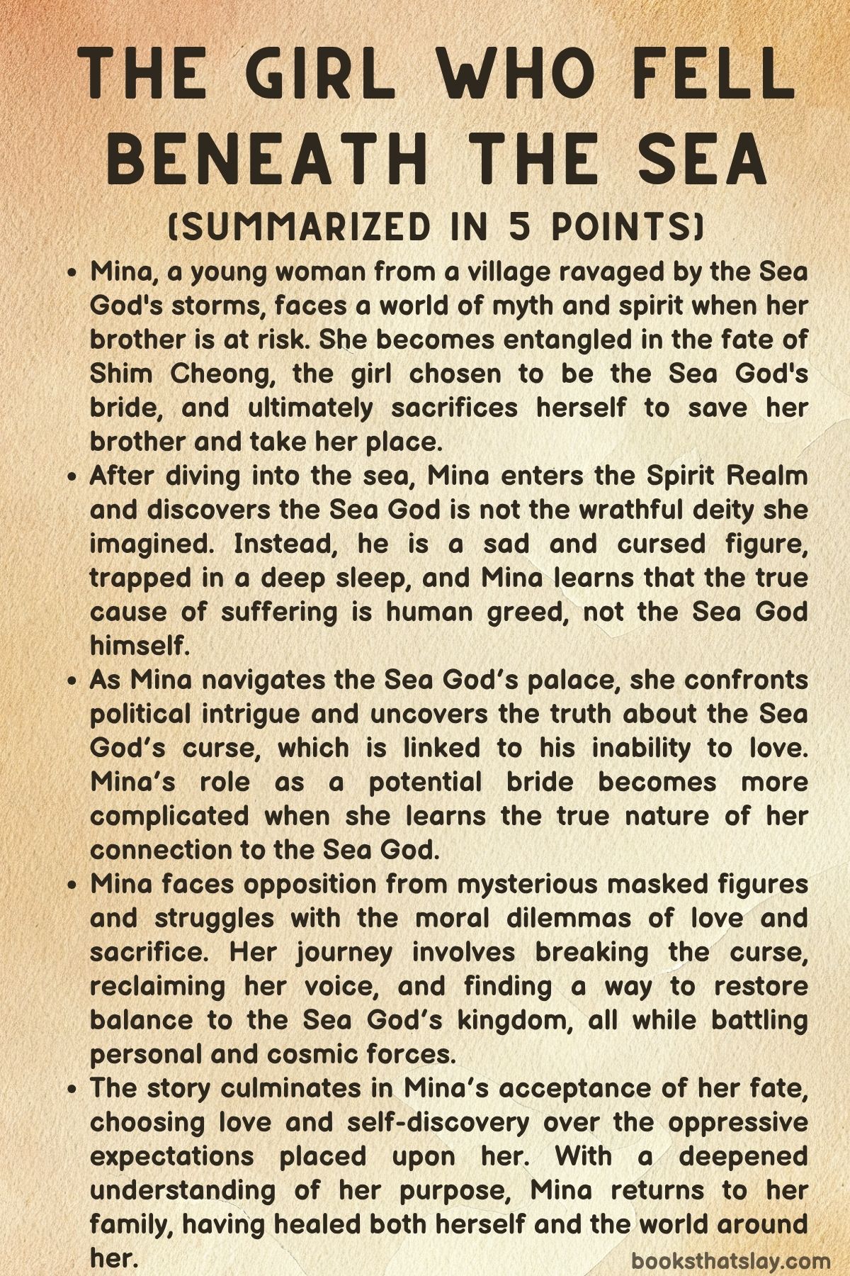 The Girl Who Fell Beneath the Sea Summary
